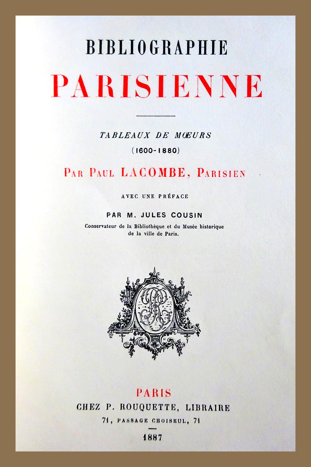 L'Art de se présenter dans le monde