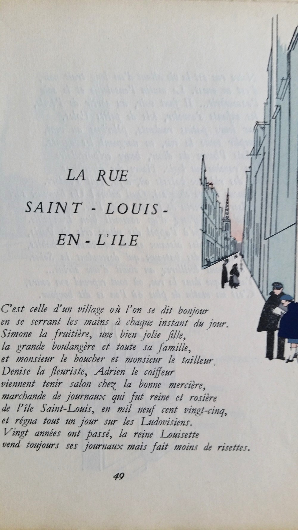 Notre Ile Saint Louis exemplaire sur vélin blanc