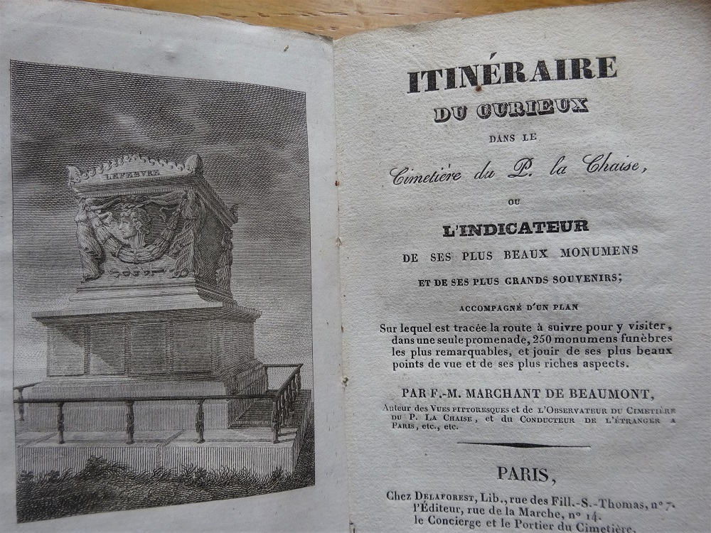 Itinéraire du curieux dans le cimetière du Père la Chaise