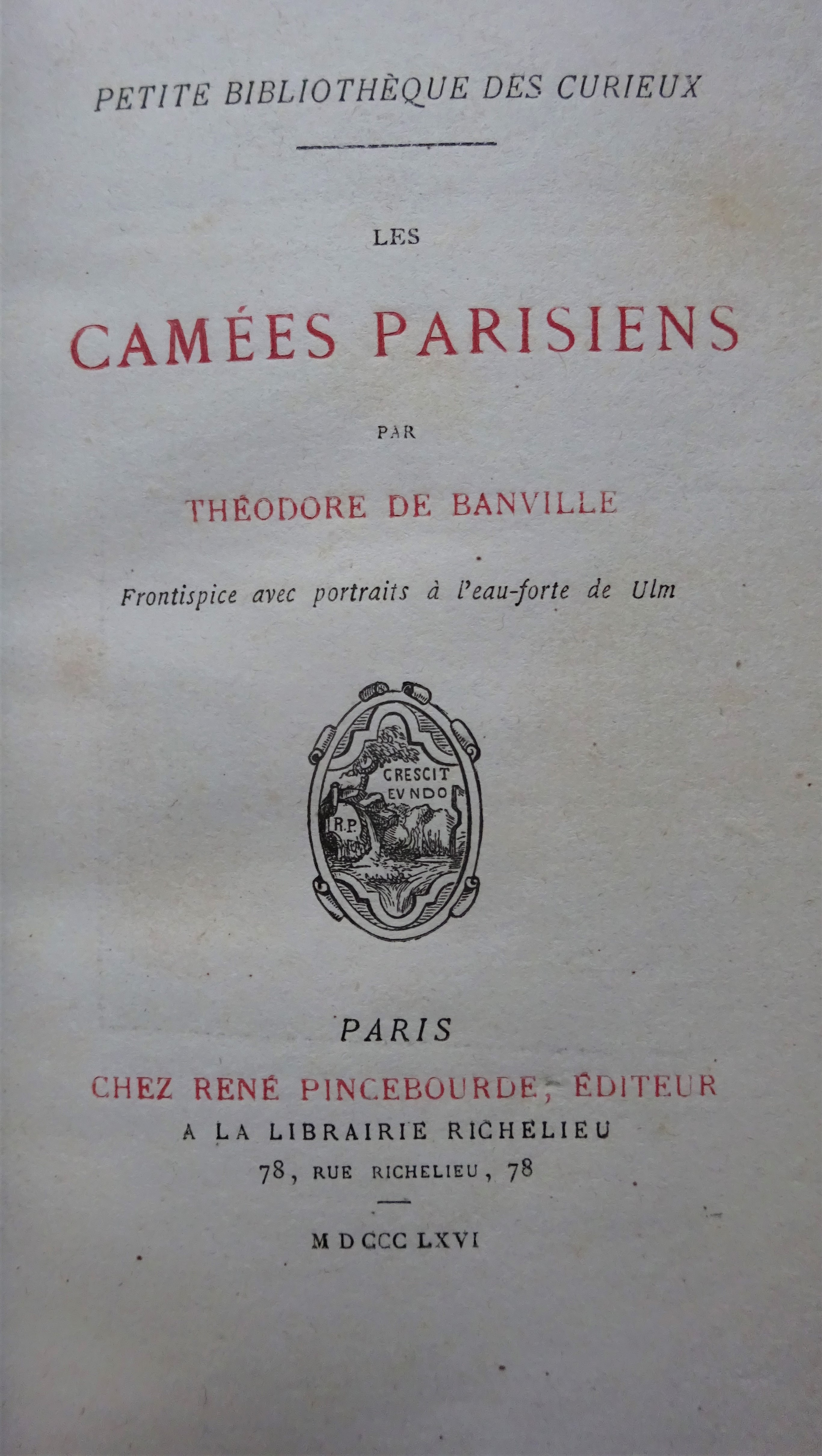 Les camées parisiens