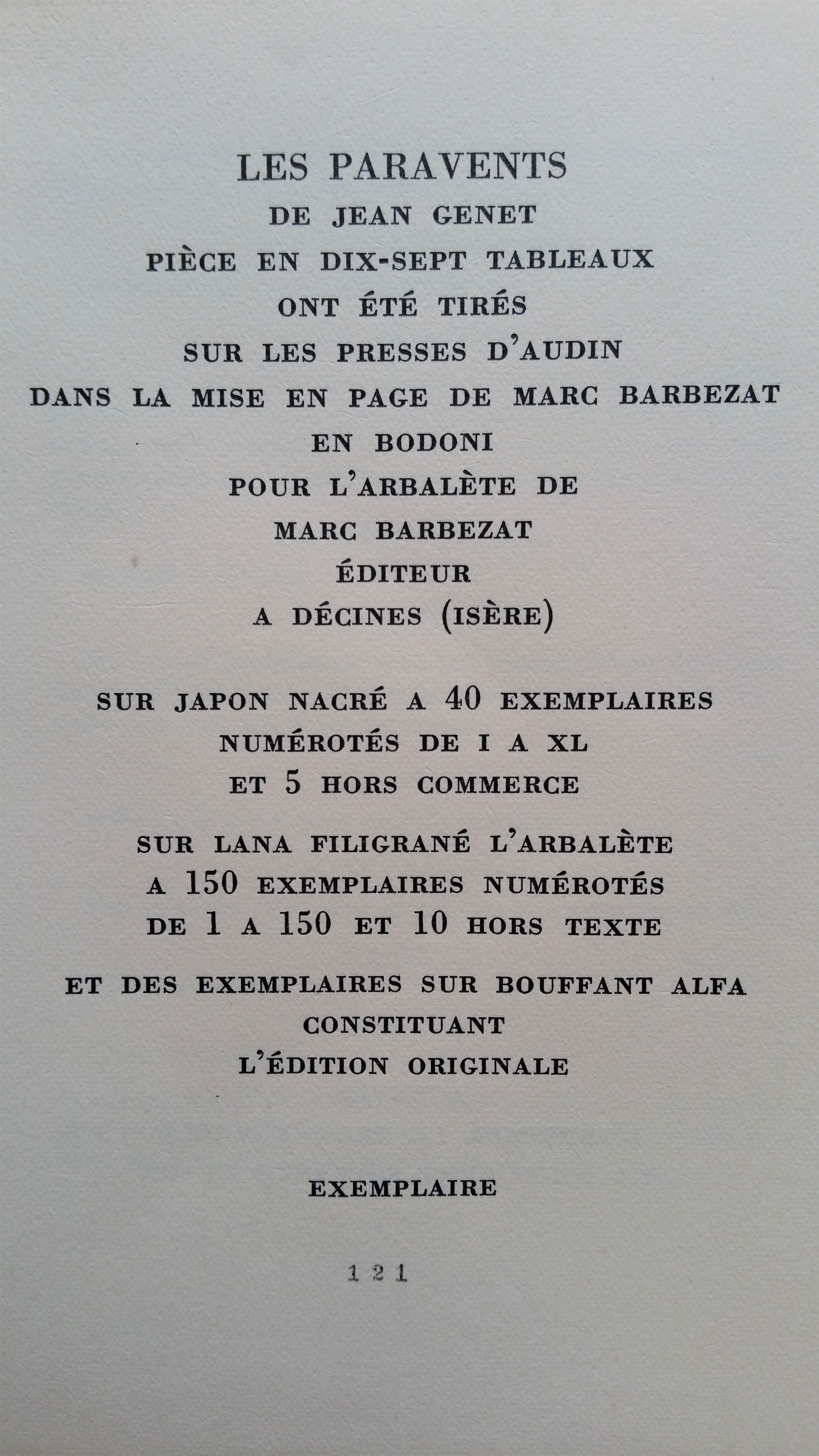 Les Paravents