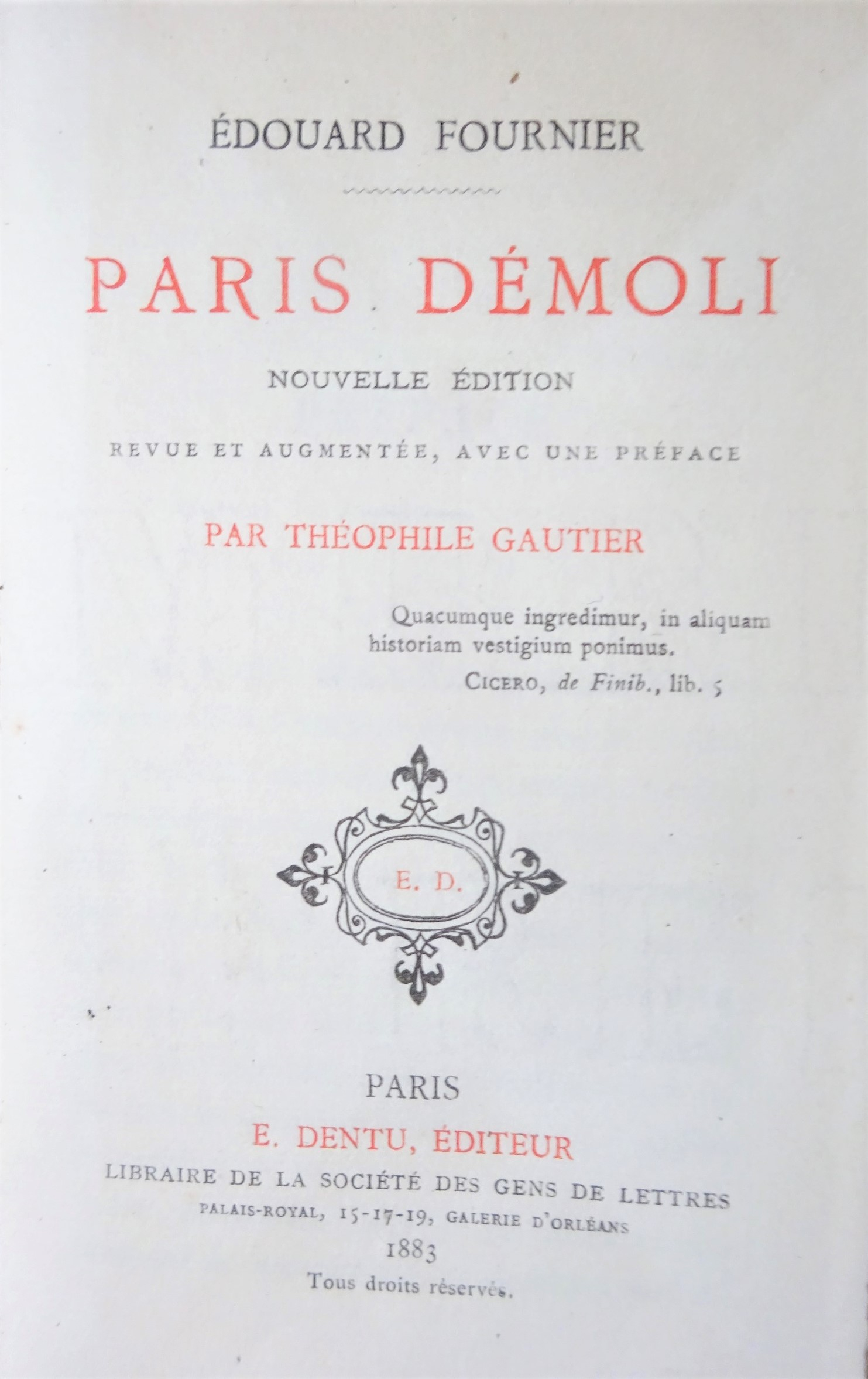 Paris démoli