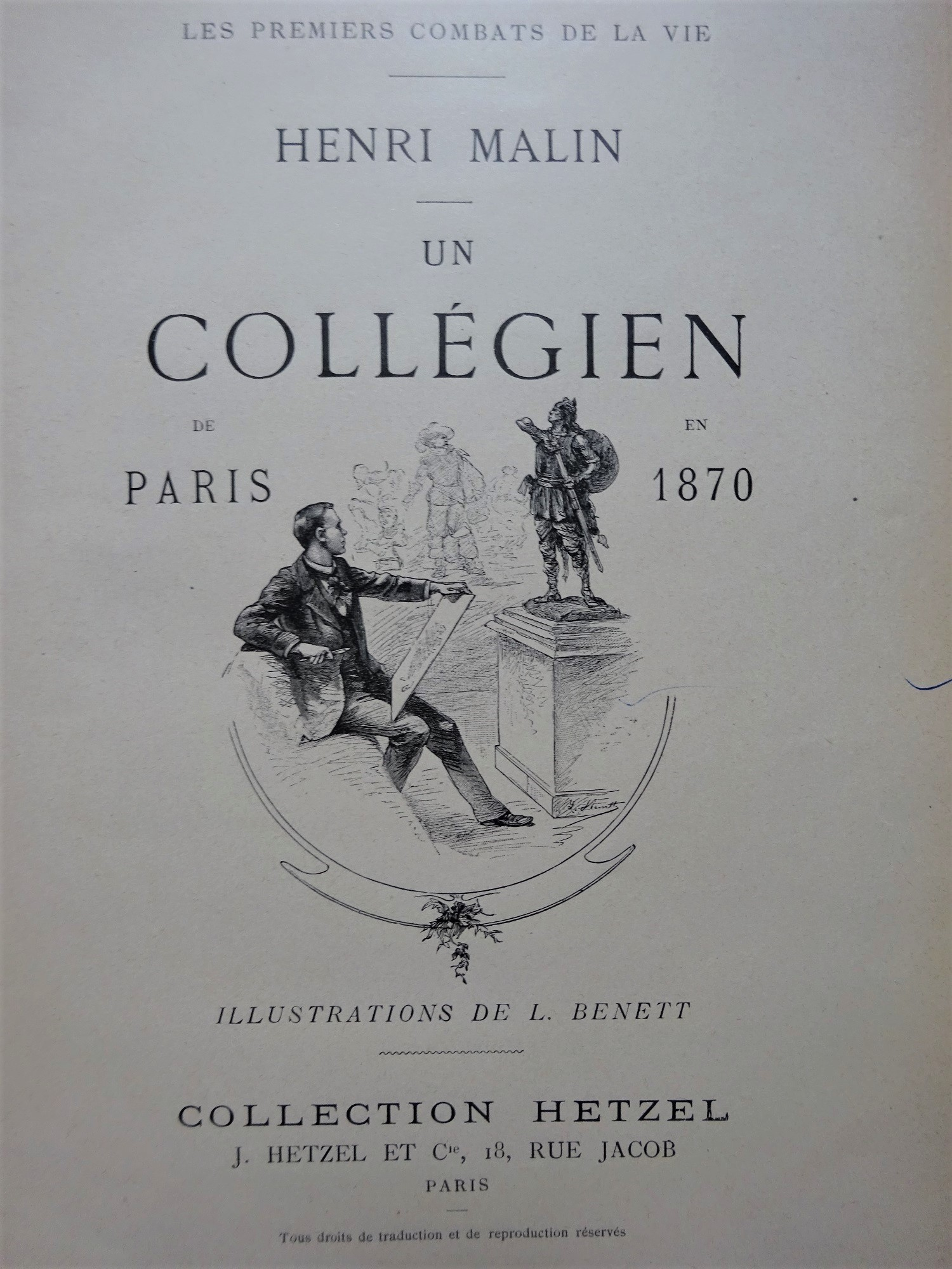 Un collégien de Paris en 1870