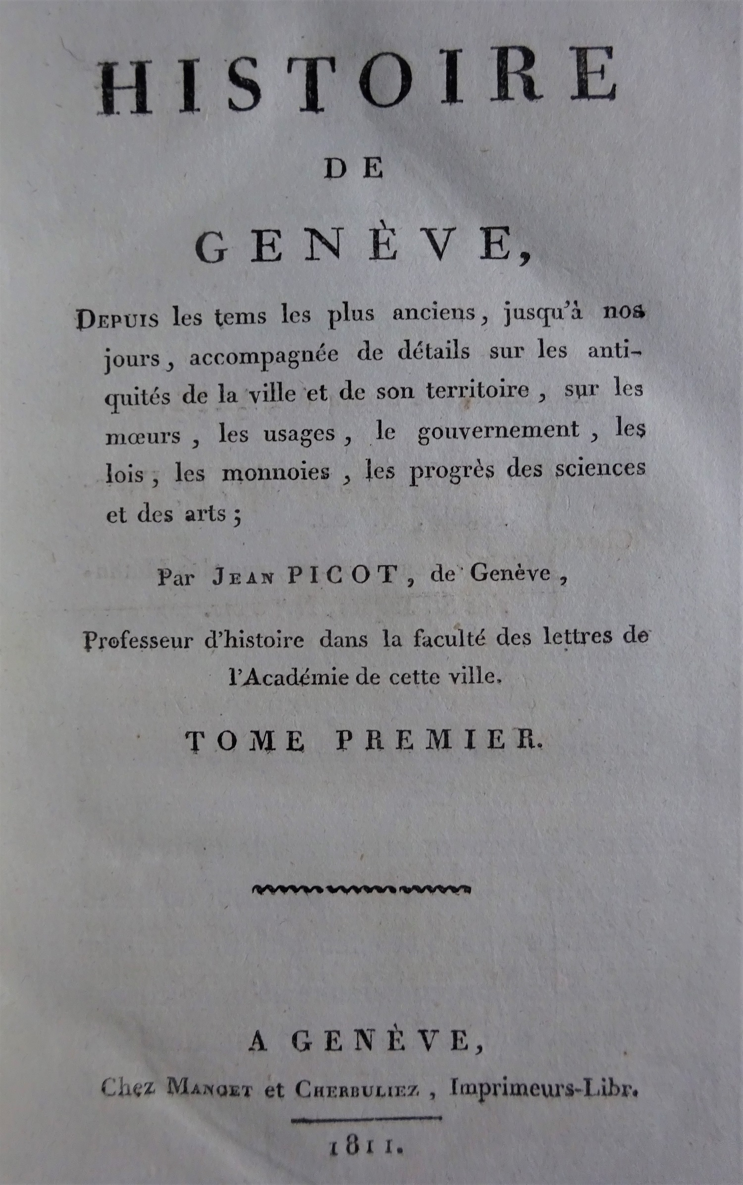 Histoire de Genève