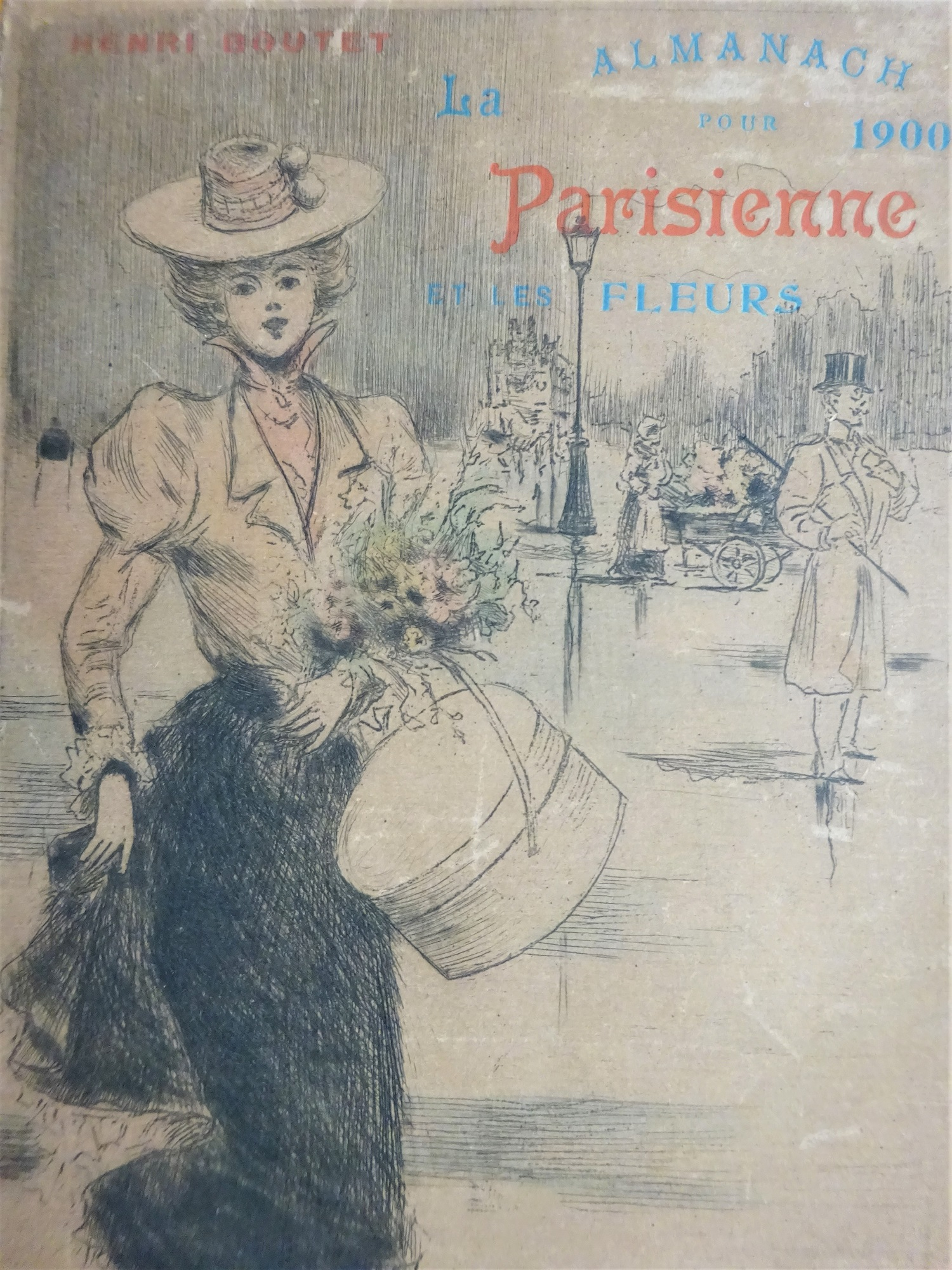 Almanach pour 1900. La Parisienne et les fleurs