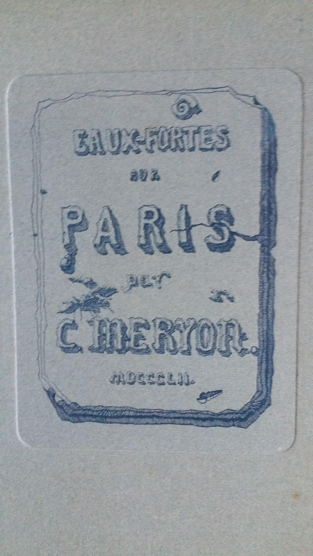 20 Eaux-fortes sur Paris