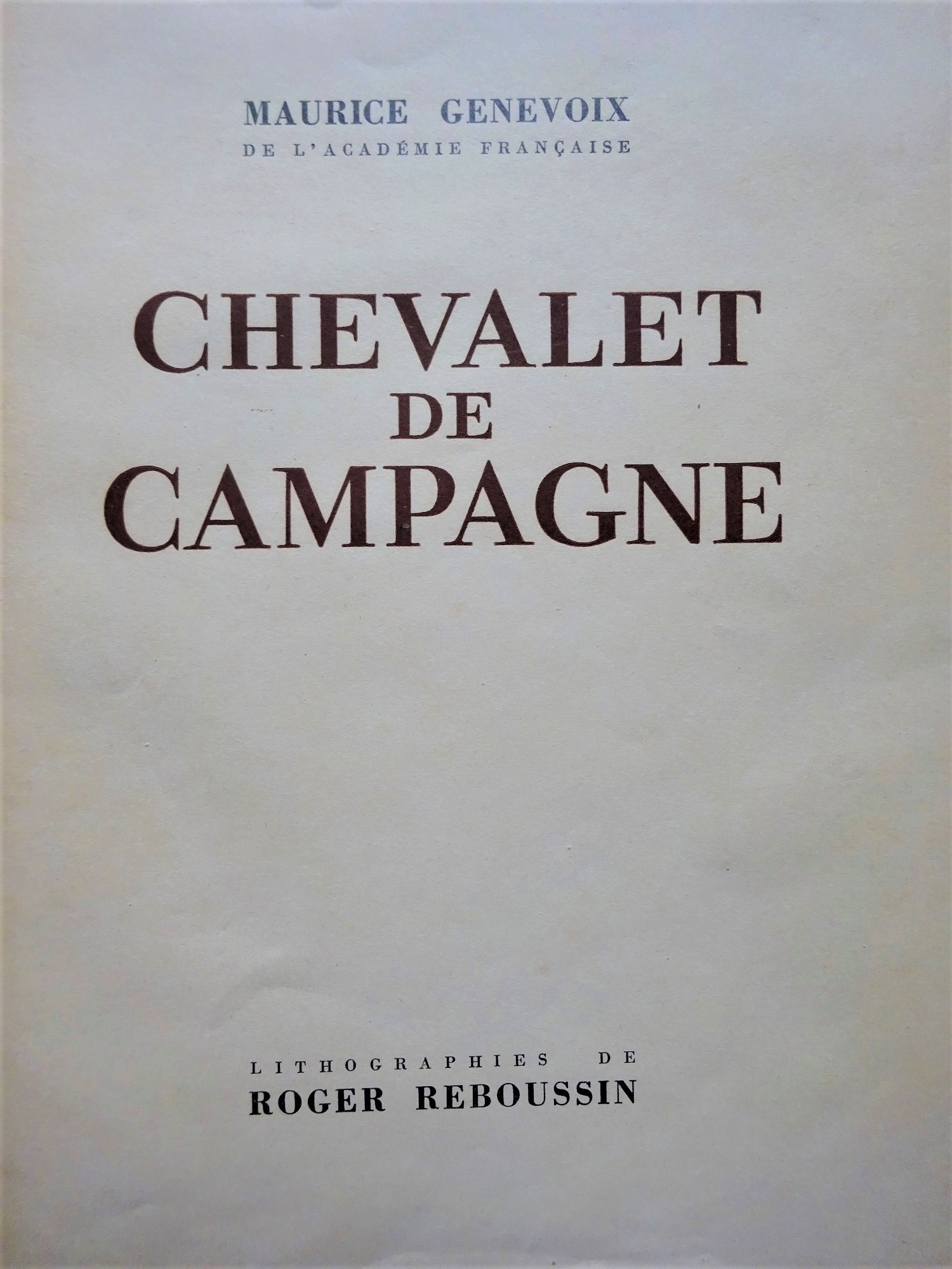 Chevalet de campagne