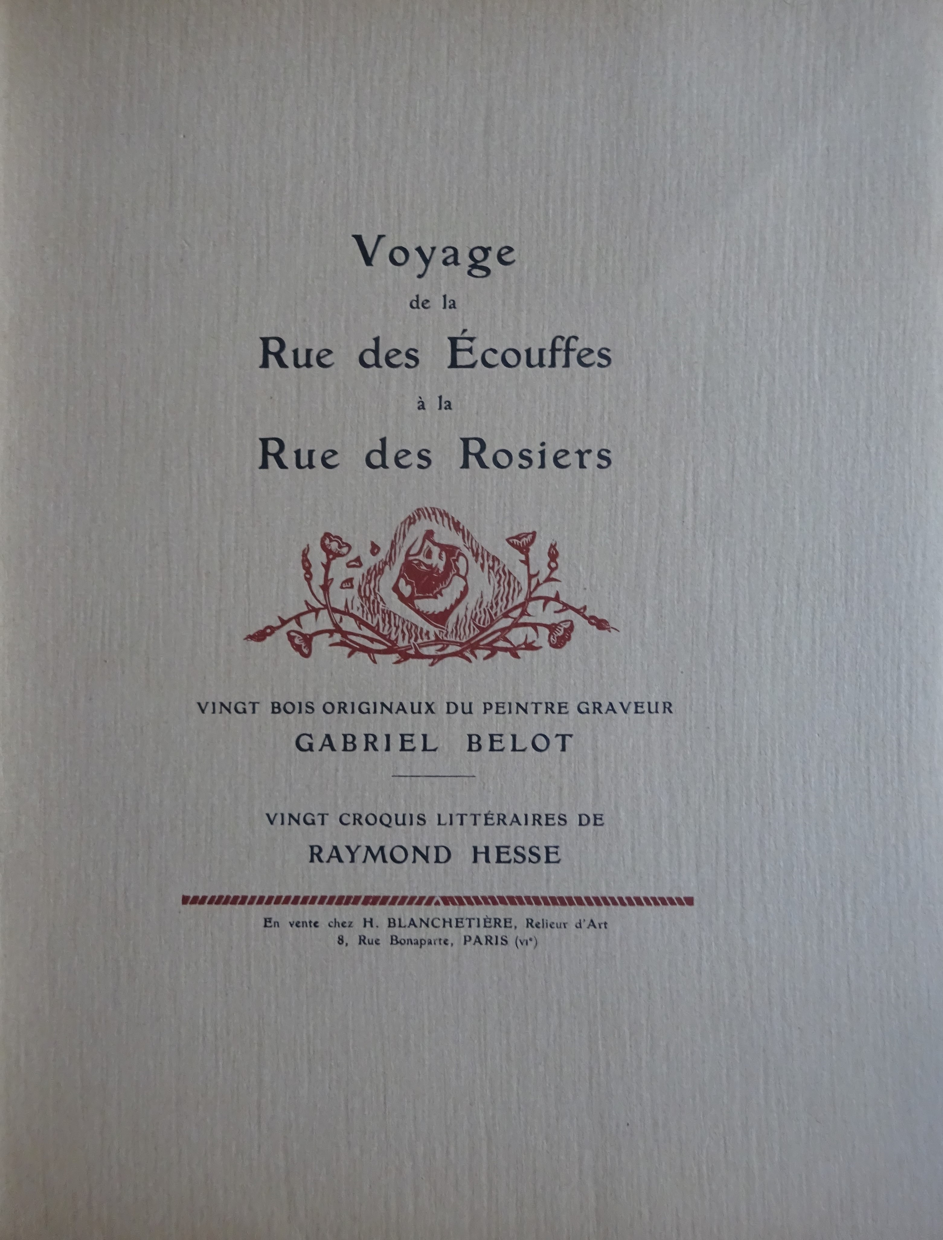 Voyage de la rue des Ecouffes à la rue des Rosiers