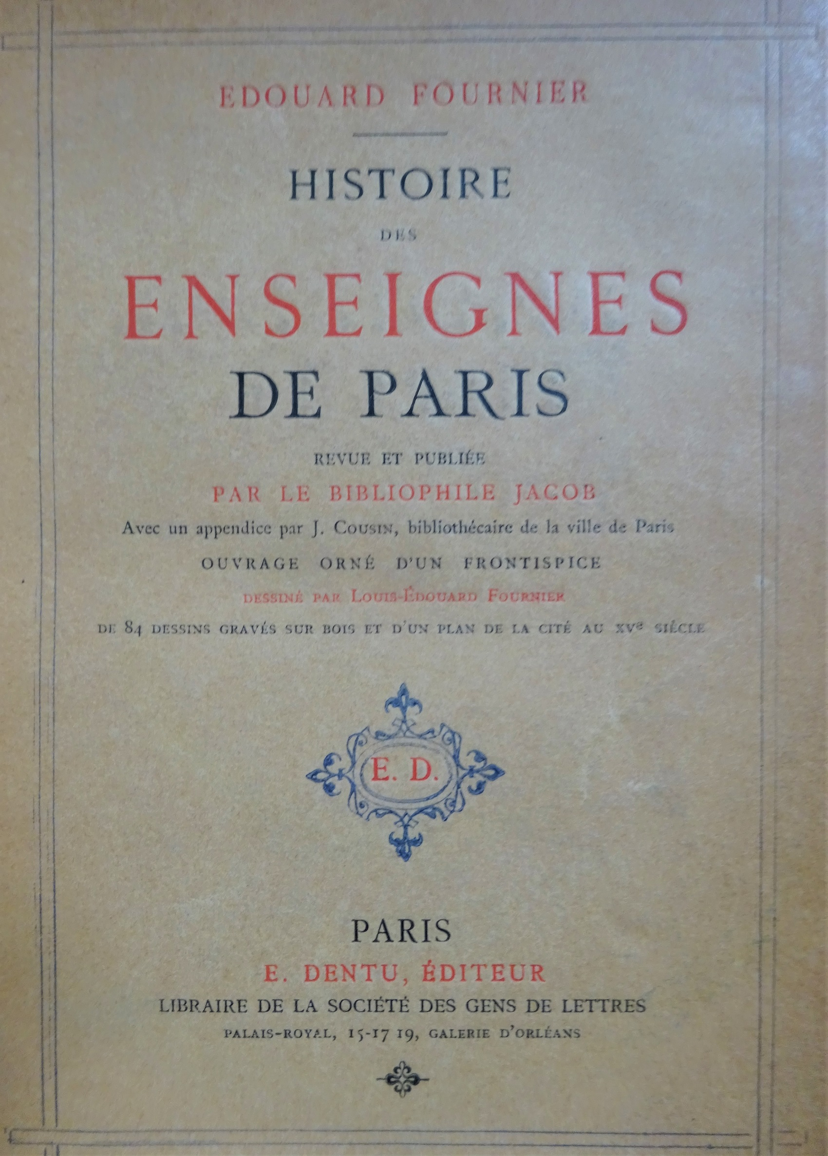 Histoire des enseignes de Paris