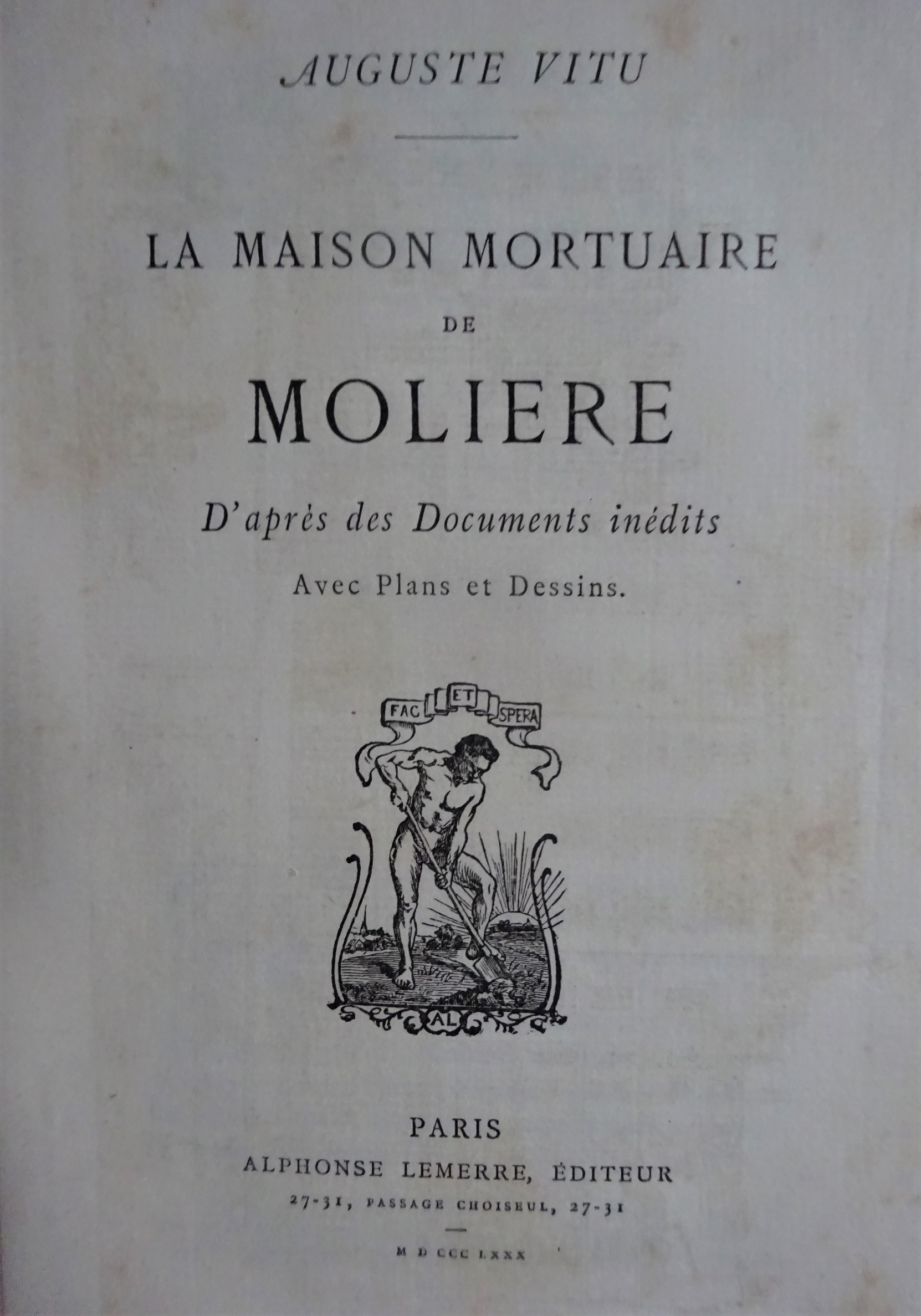 La maison mortuaire de Molière