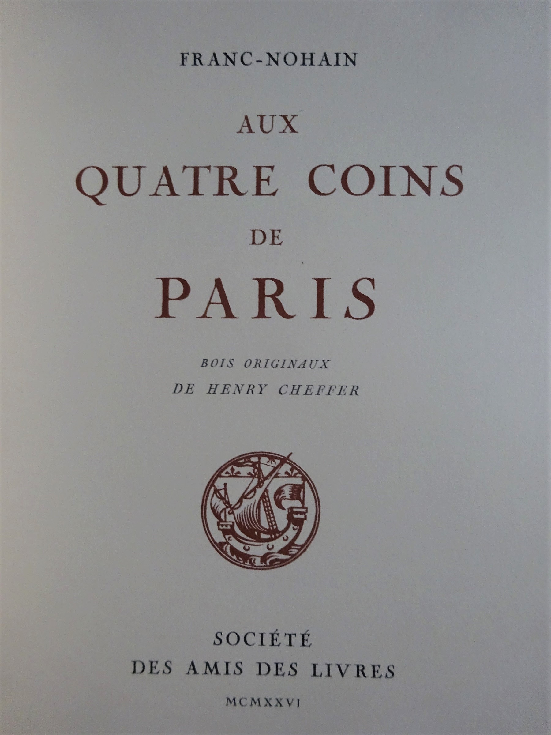 Aux quatre coins de Paris