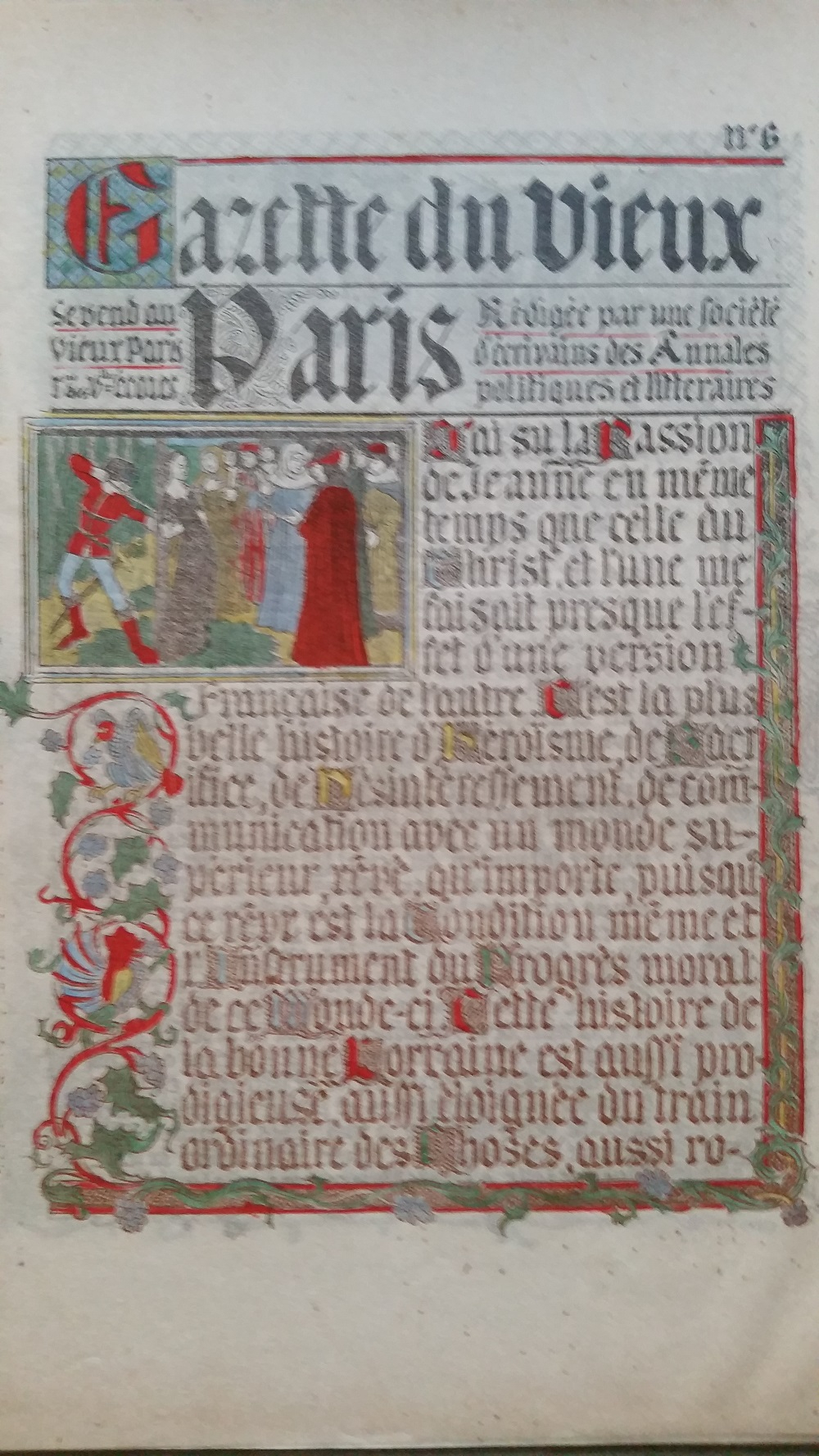 La Gazette du Vieux Paris Portefeuille toilé illustré