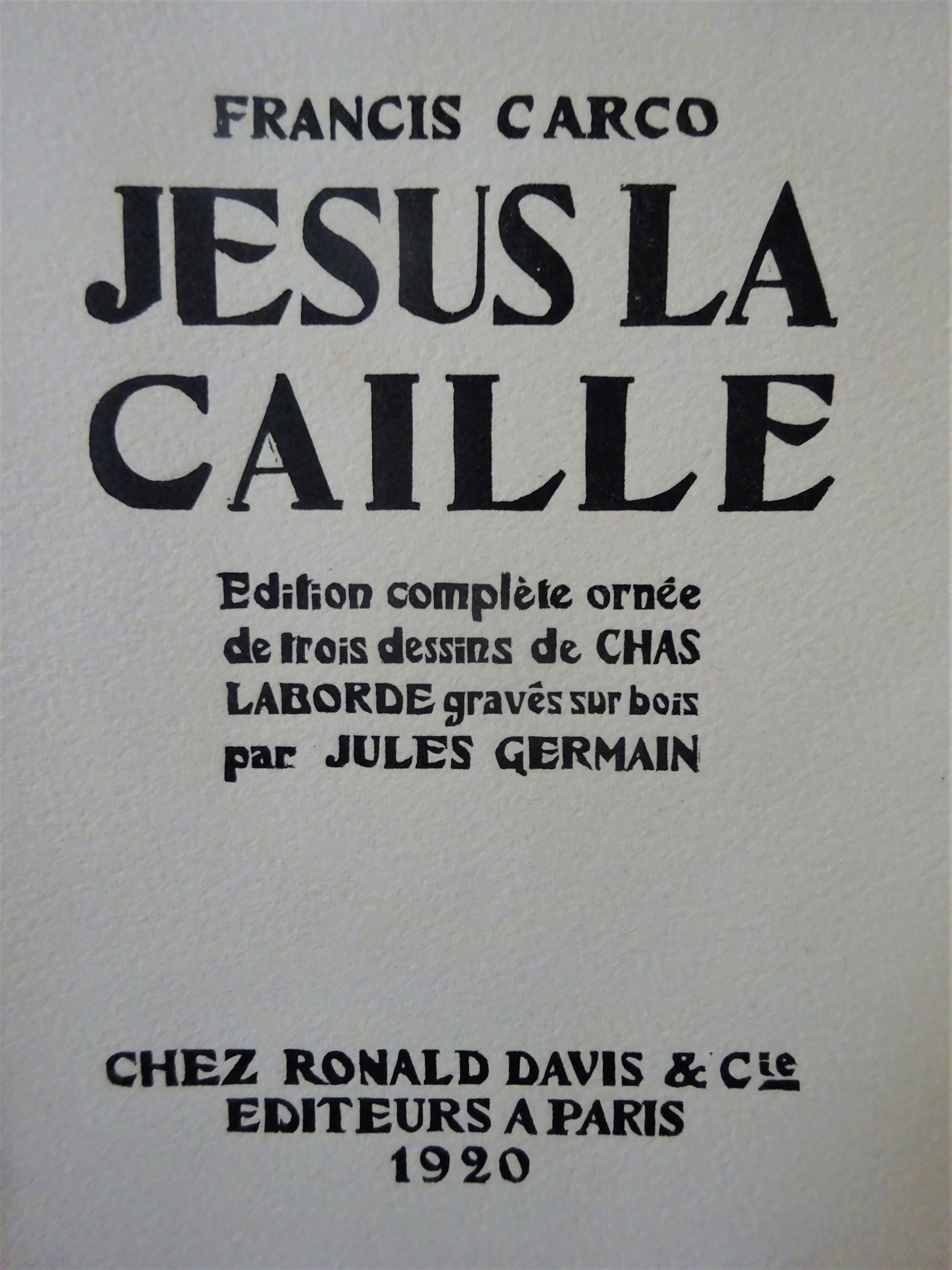 Jésus la Caille