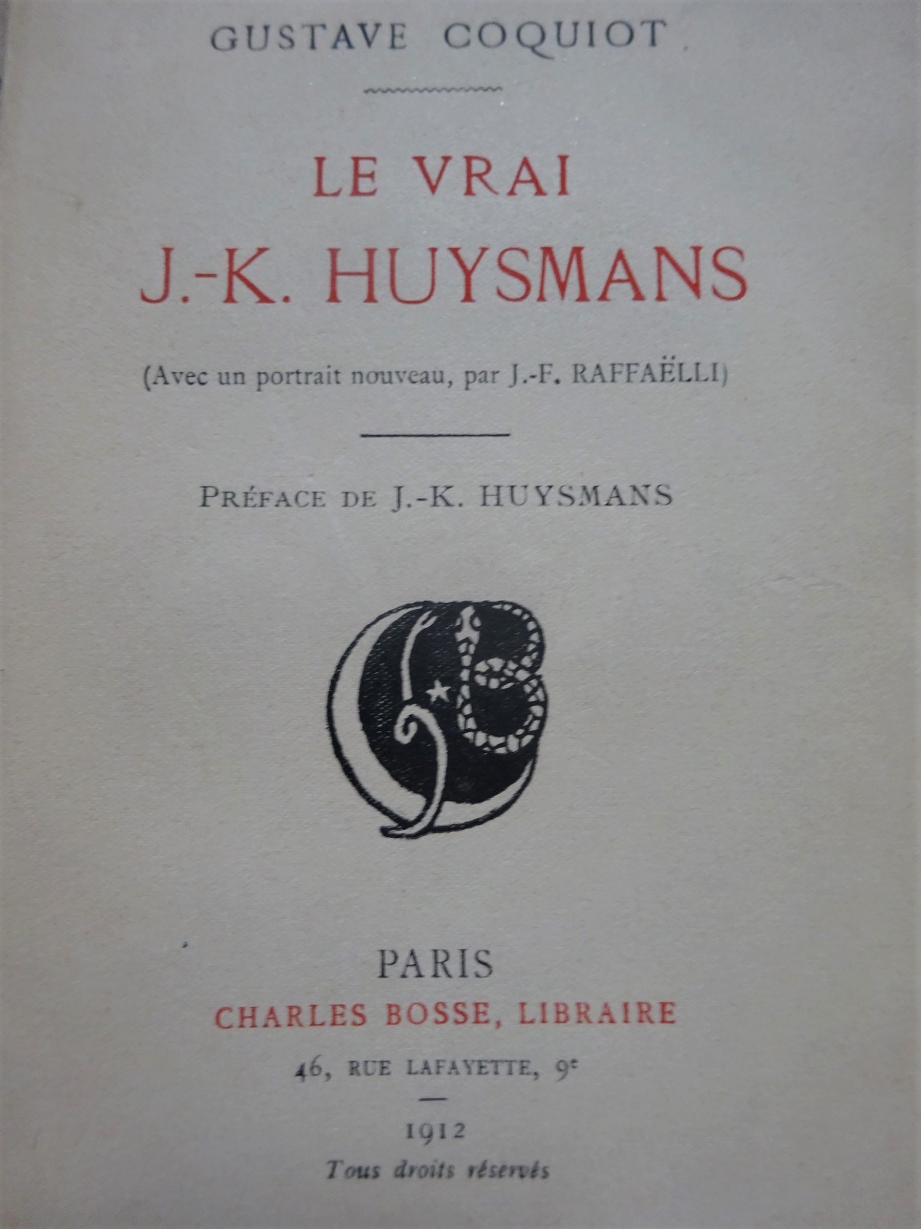 Le vrai J.-K.Huysmans