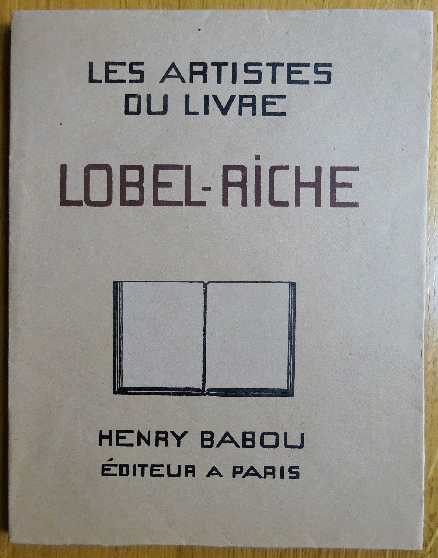 Les Artistes du livre. Lobel-Riche