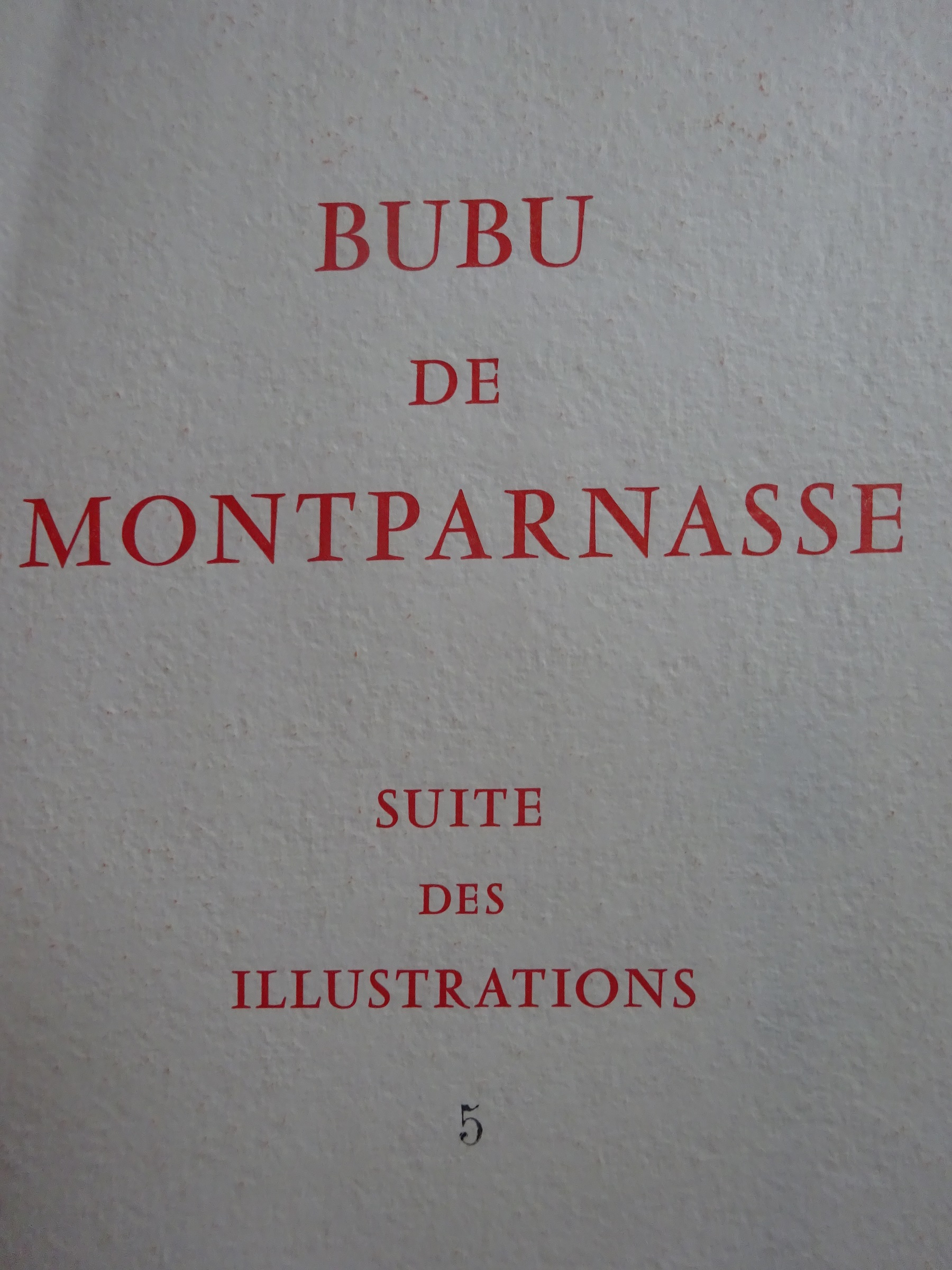 Bubu de Montparnasse 1958