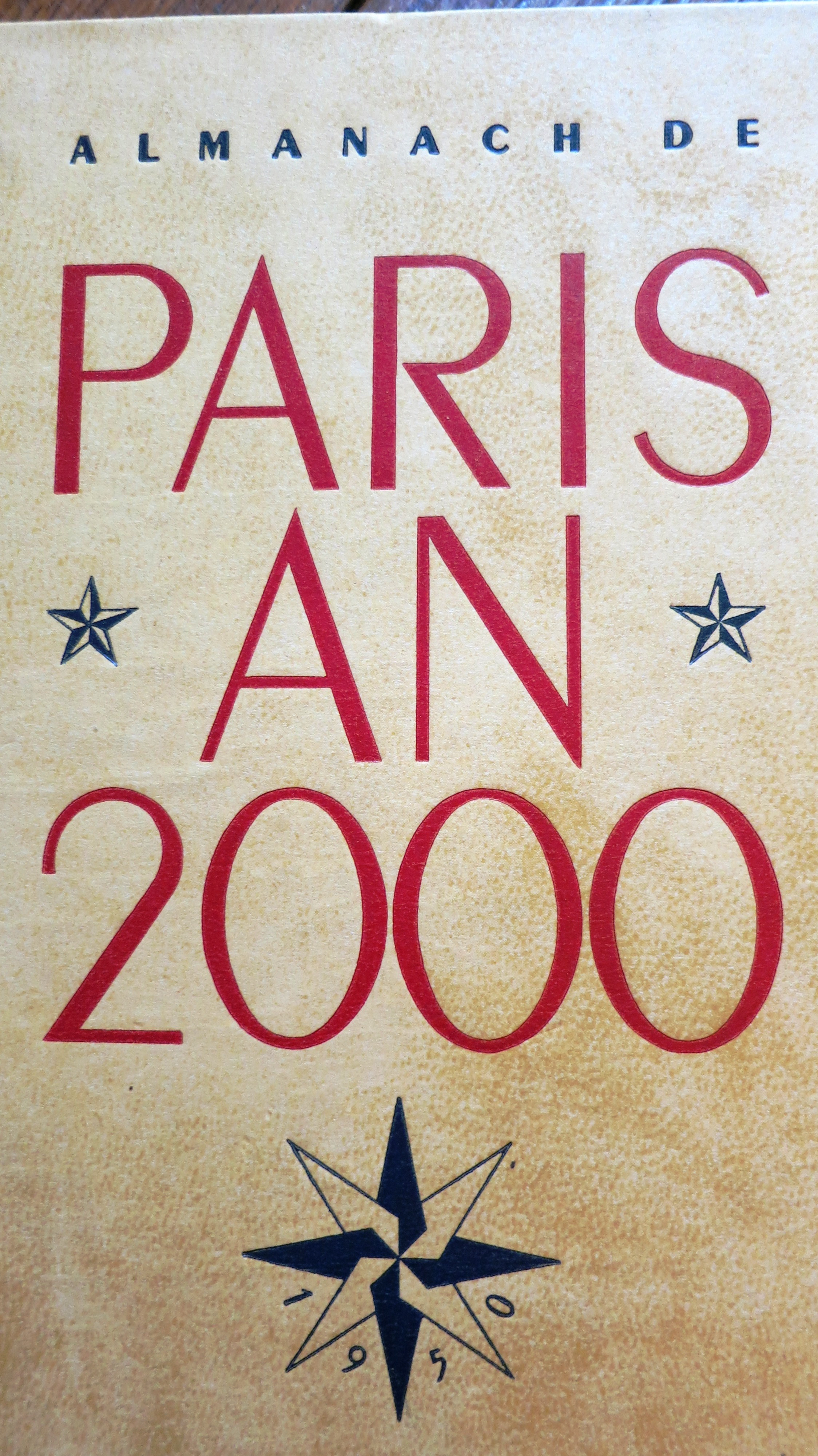 Almanach de Paris an 2000