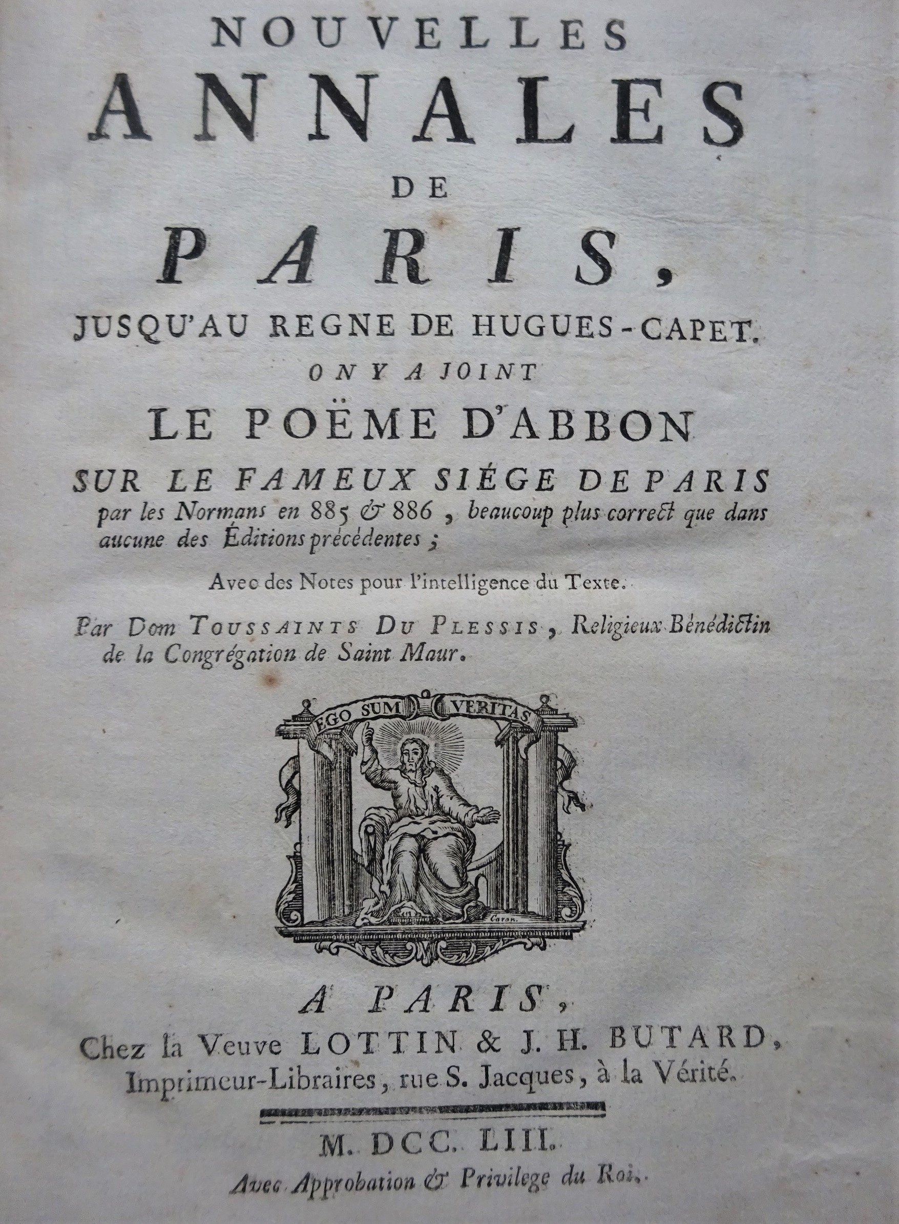 Nouvelles Annales de Paris jusqu'au règne de Hugue-Capet