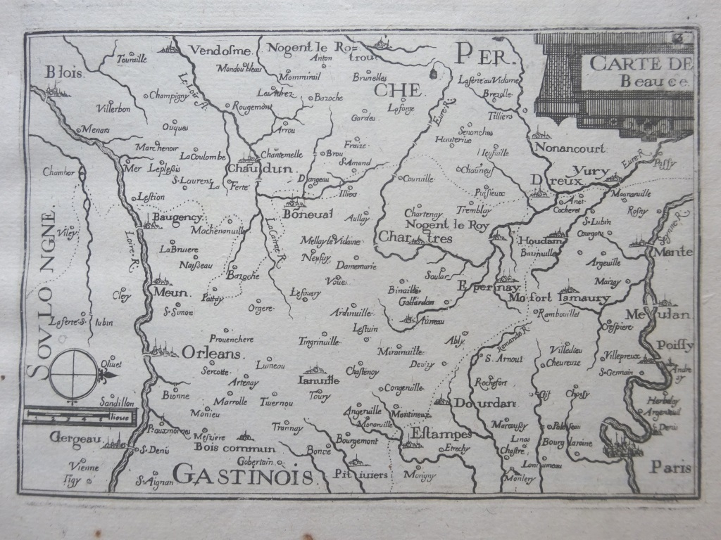 Plan et profilz des principales ville de la province de Beaulce