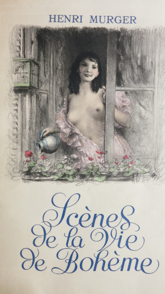 Scènes de la vie de Bohème. Illustrations de  P.E.Bécat.