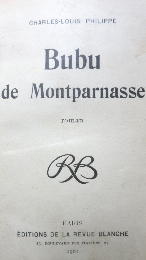 Bubu de Montparnasse 1901