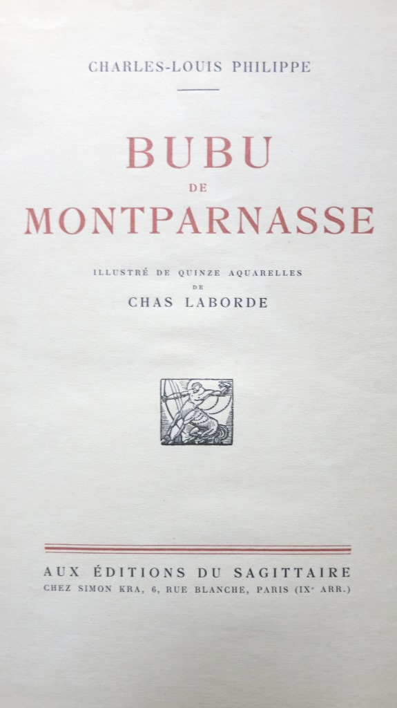 Bubu de Montparnasse 1924