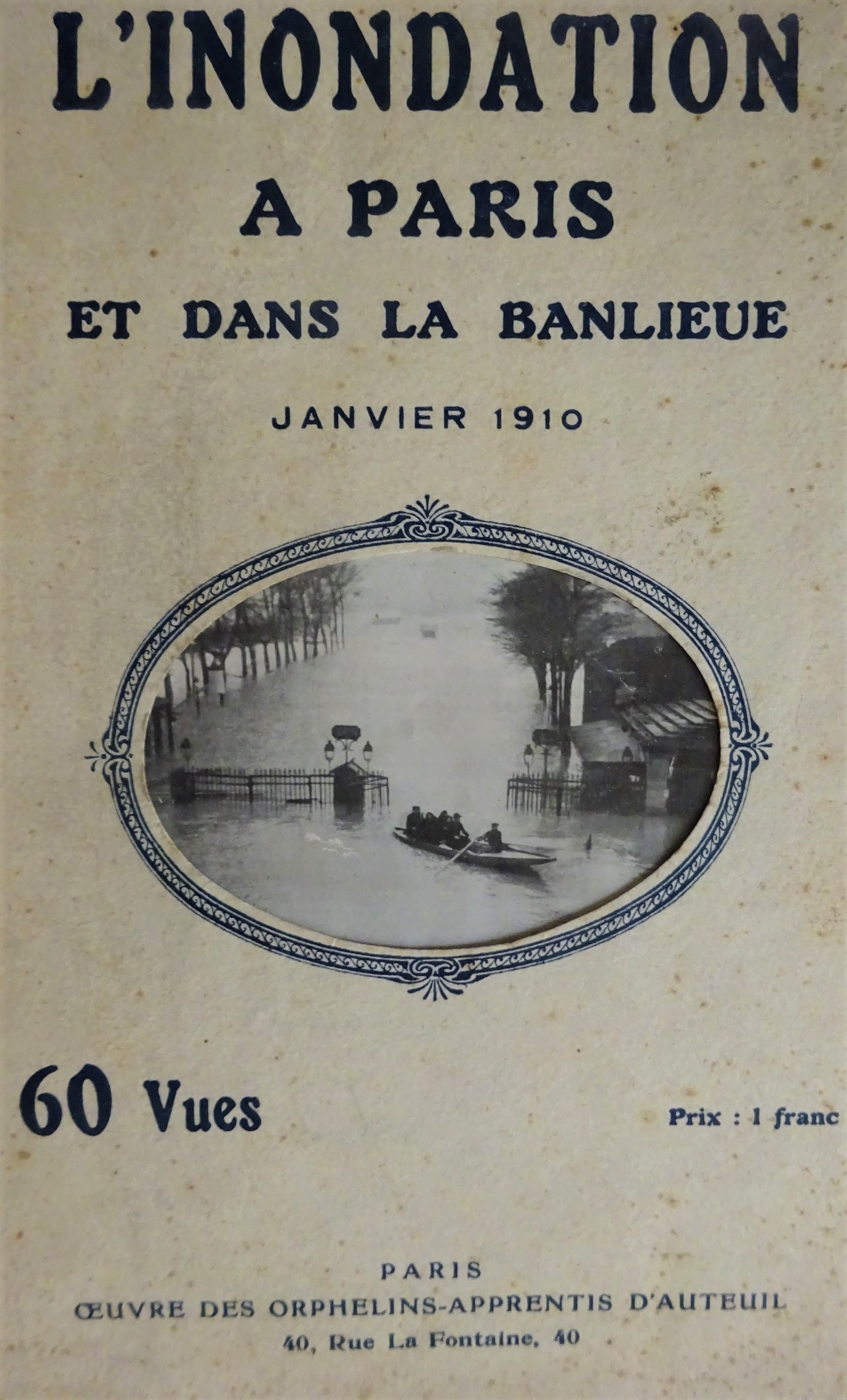 L'inondation à Paris et dans la banlieue janvier 1910