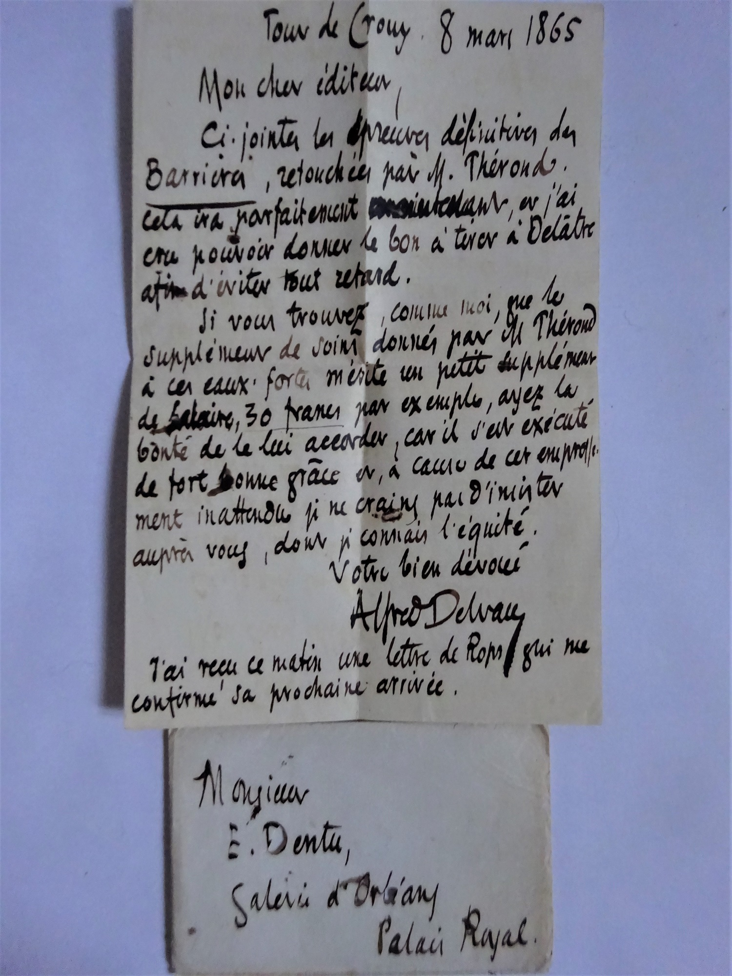 Histoire anecdotique des barrières de Paris. Exemplaire truffé.