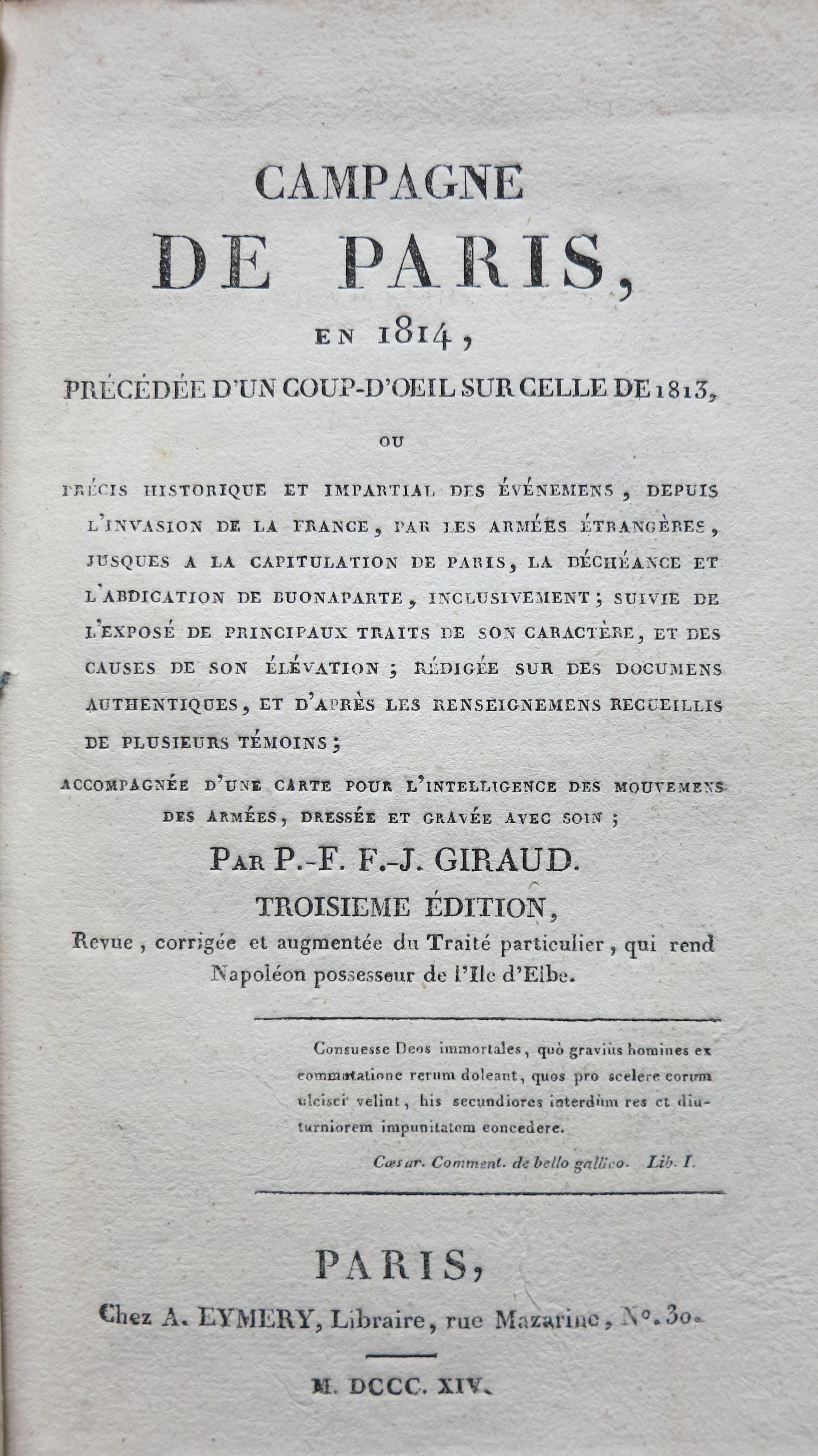 Campagne de Paris en 1814