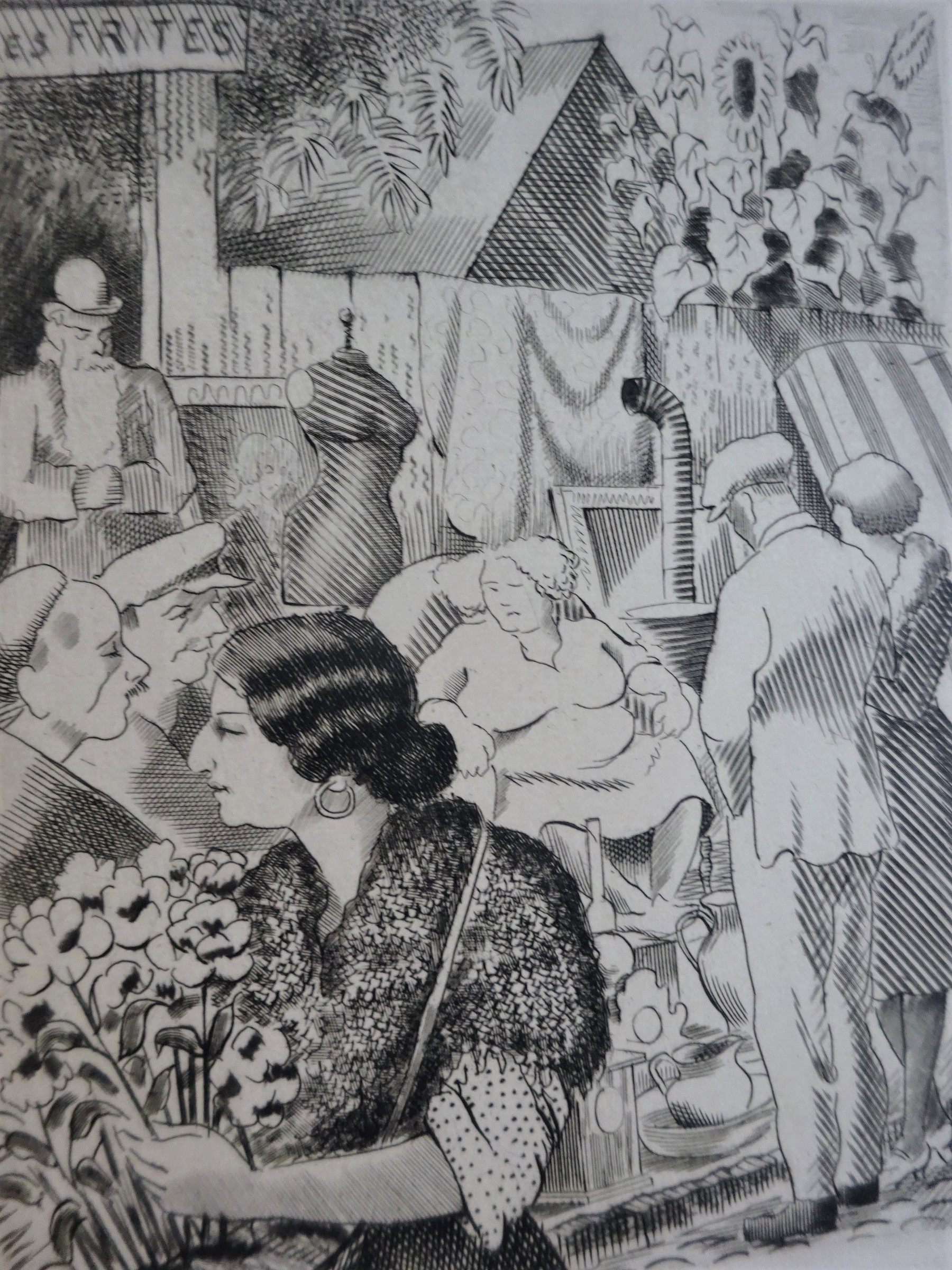 Marché aux puces. Illustrations de Gromaire, Goerg, Makowski, Dubreuil, Ralli, Per Krohg