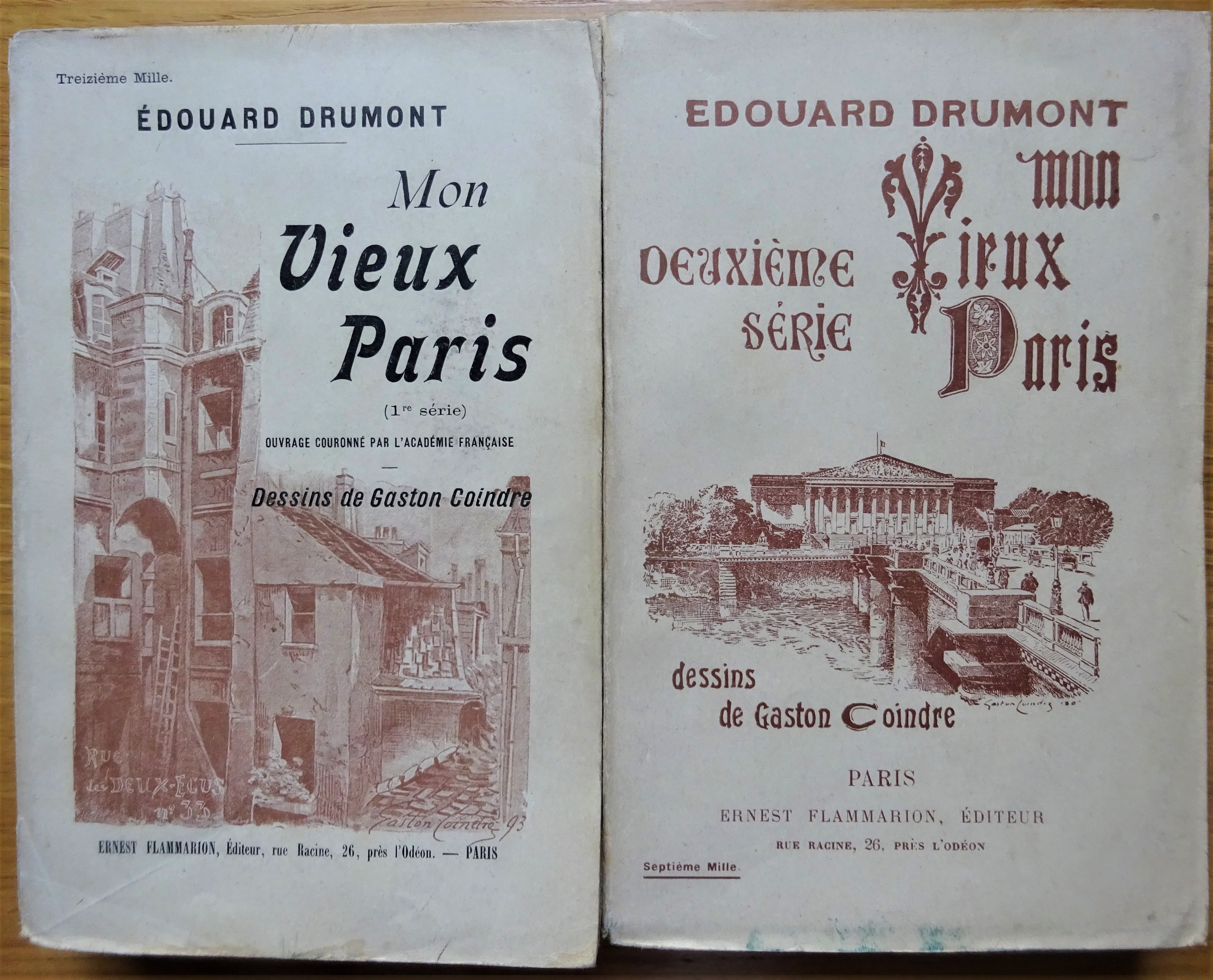 Mon vieux Paris. 1ère et 2e série