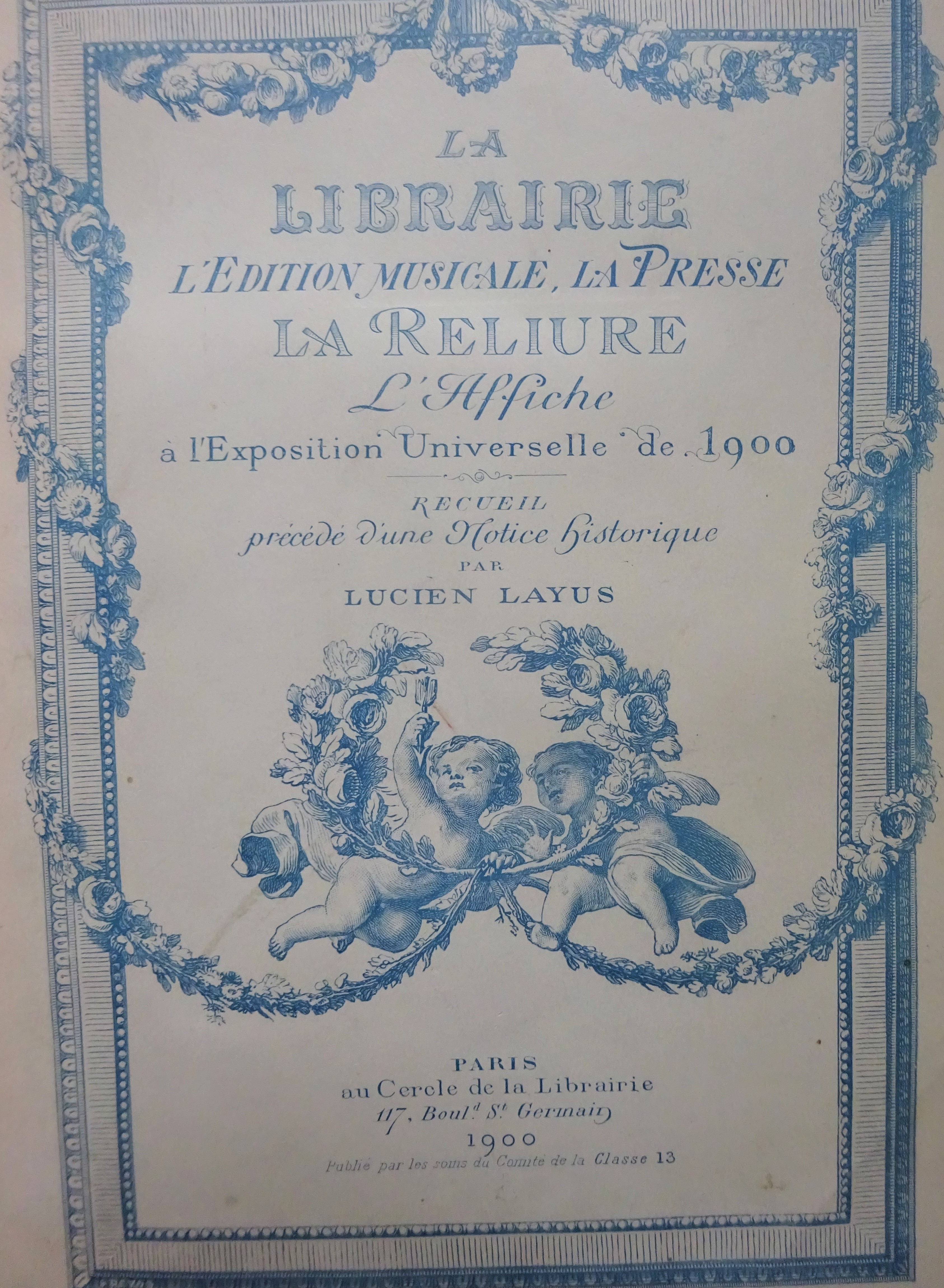 La librairie à l'Exposition universelle de 1900