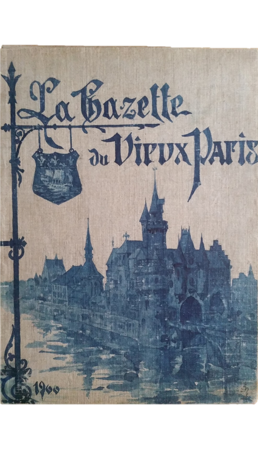 La Gazette du Vieux Paris Portefeuille toilé illustré