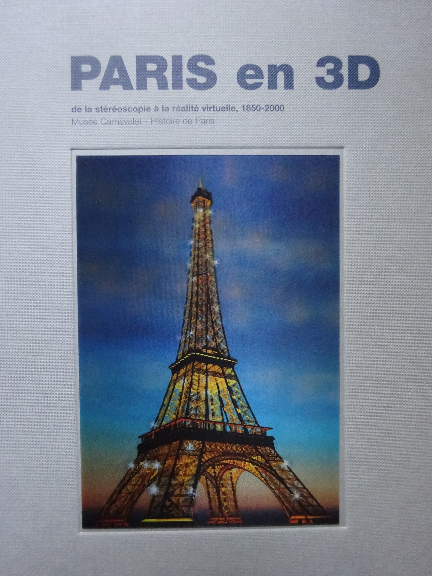 Paris en 3D. De la stéréoscopie à la réalité virtuelle, 1850-2000