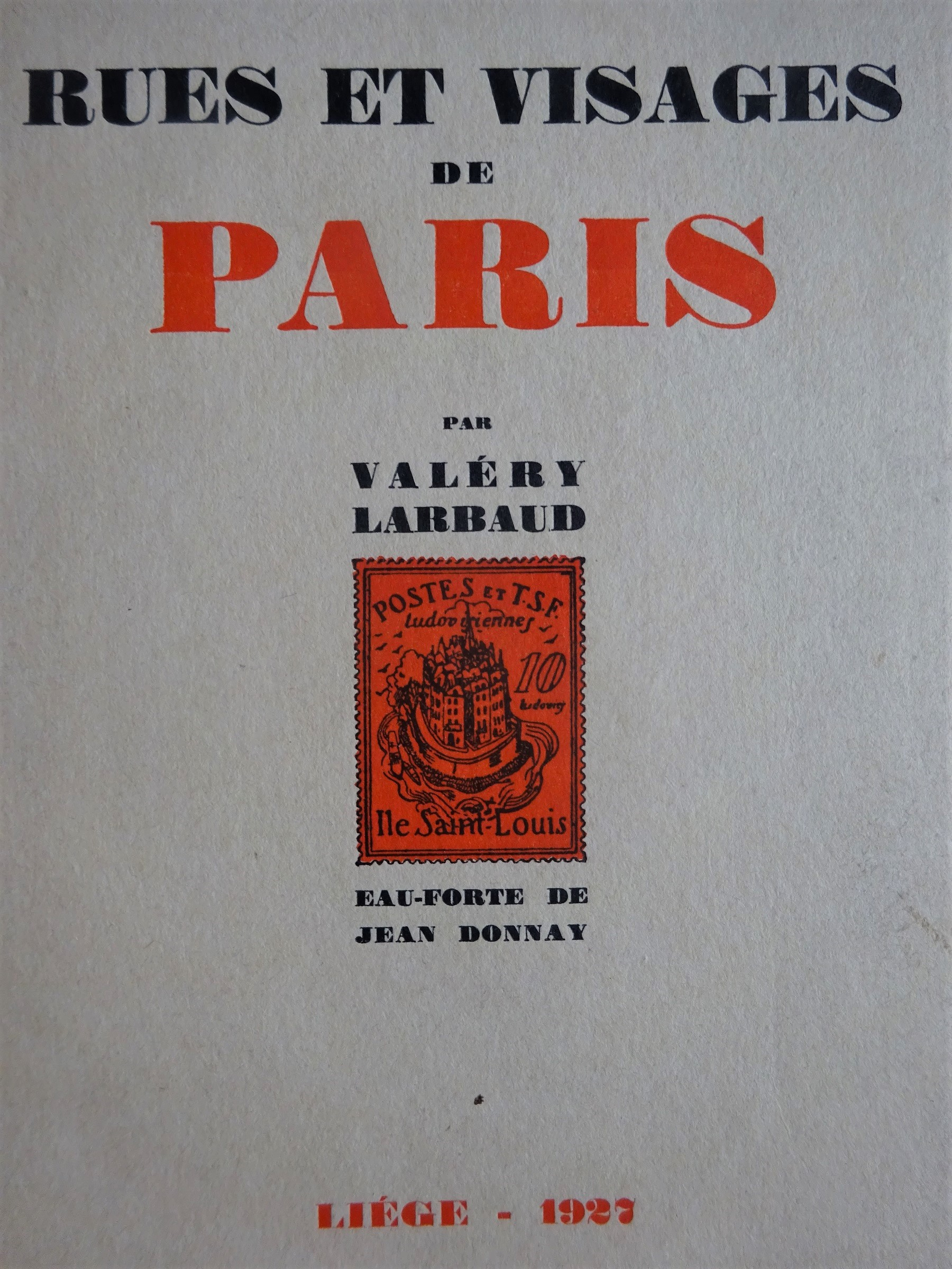 Rues et visages de Paris