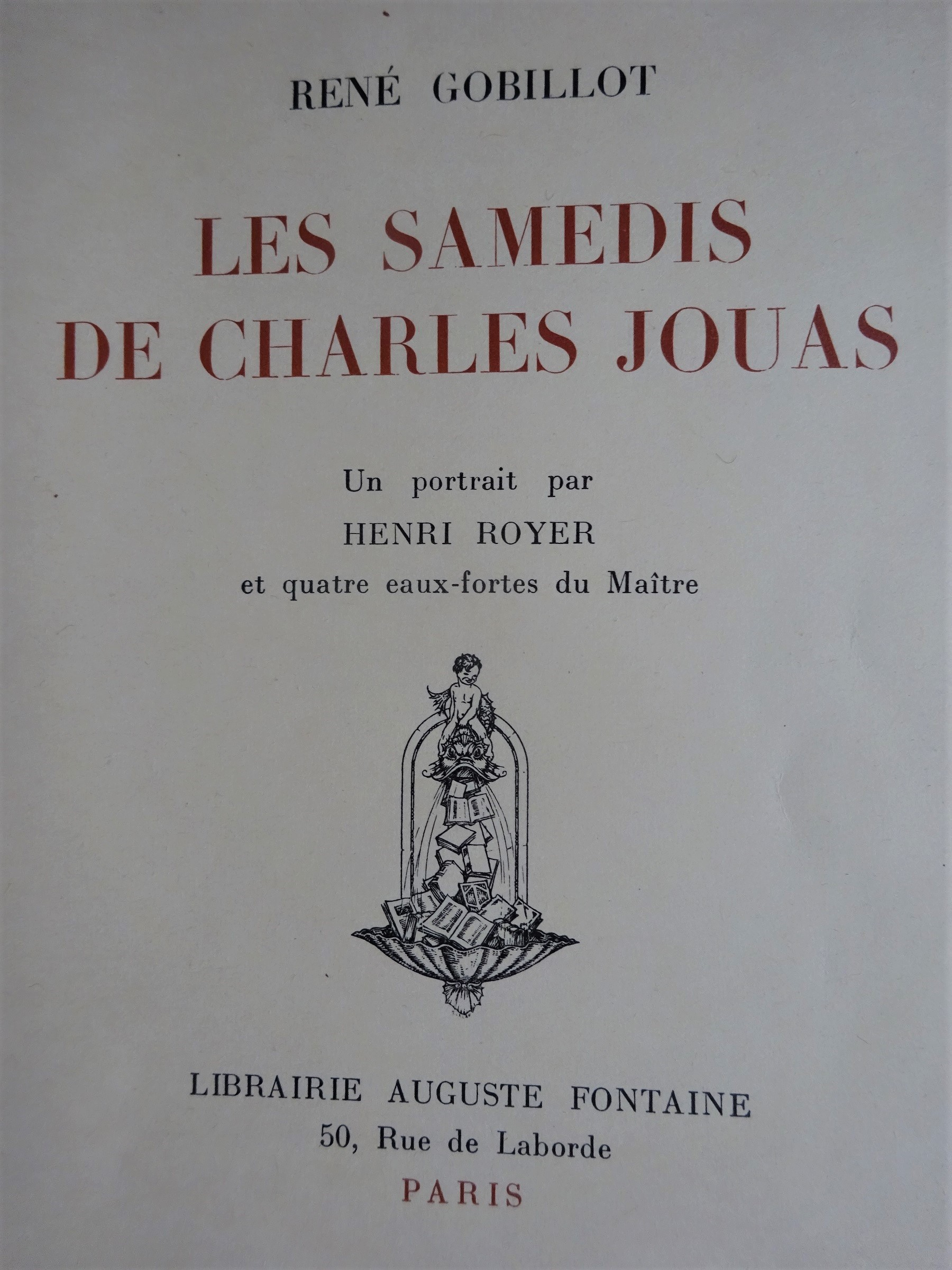 Les samedis de Charles Jouas