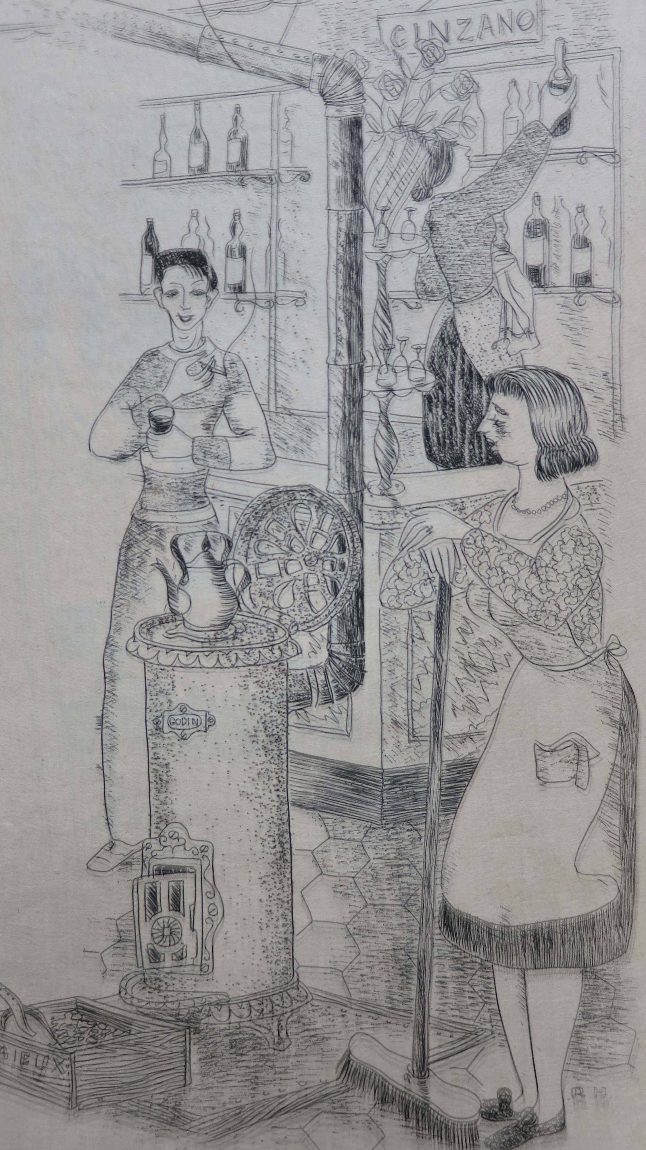 L'Hôtel du Nord. Illustration de Remy Hétreau. Exemplaire avec suites sur chine et vélin d'Arches.