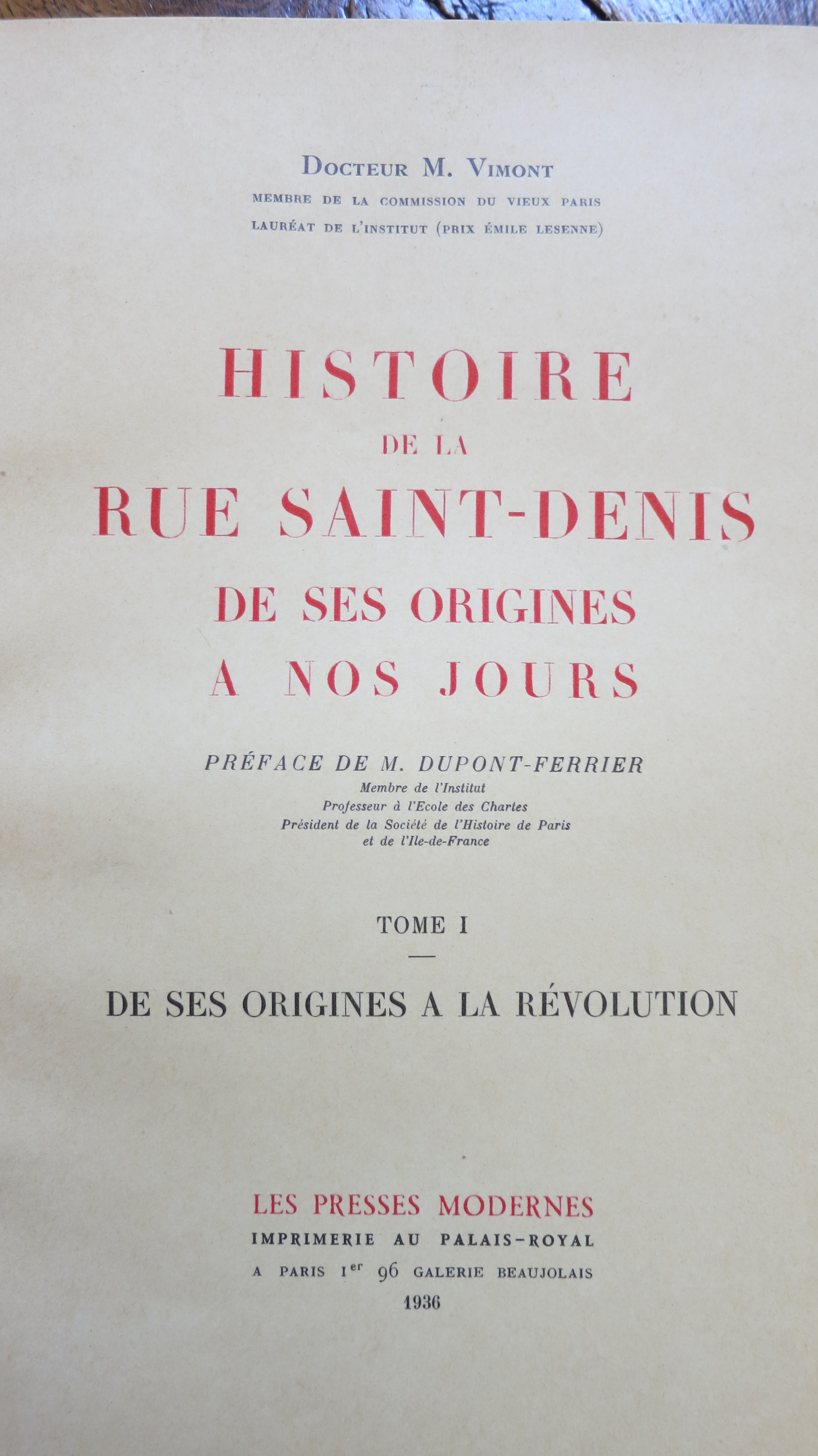 Histoire de la rue Saint Denis