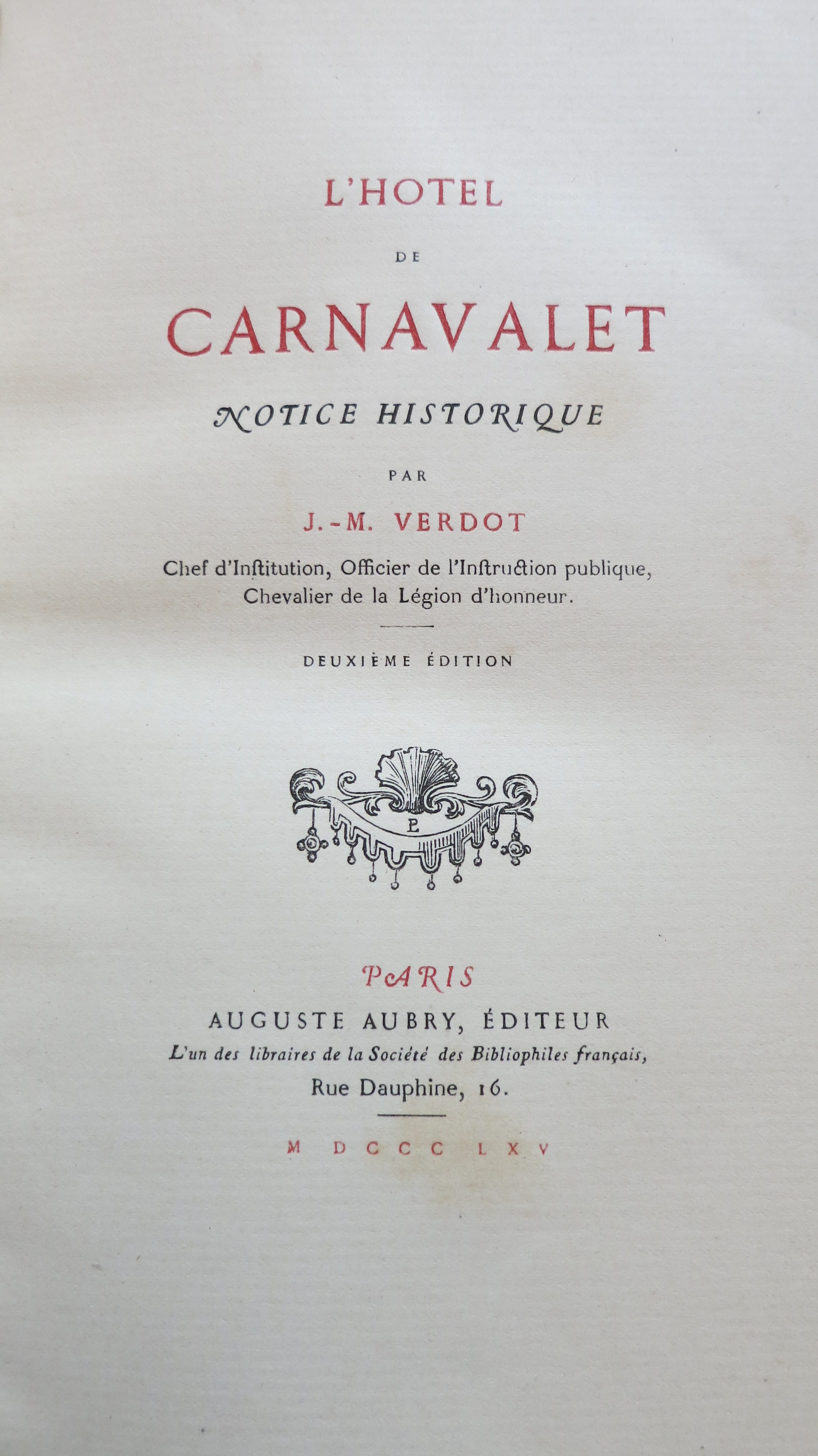 L'Hôtel de Carnavalet