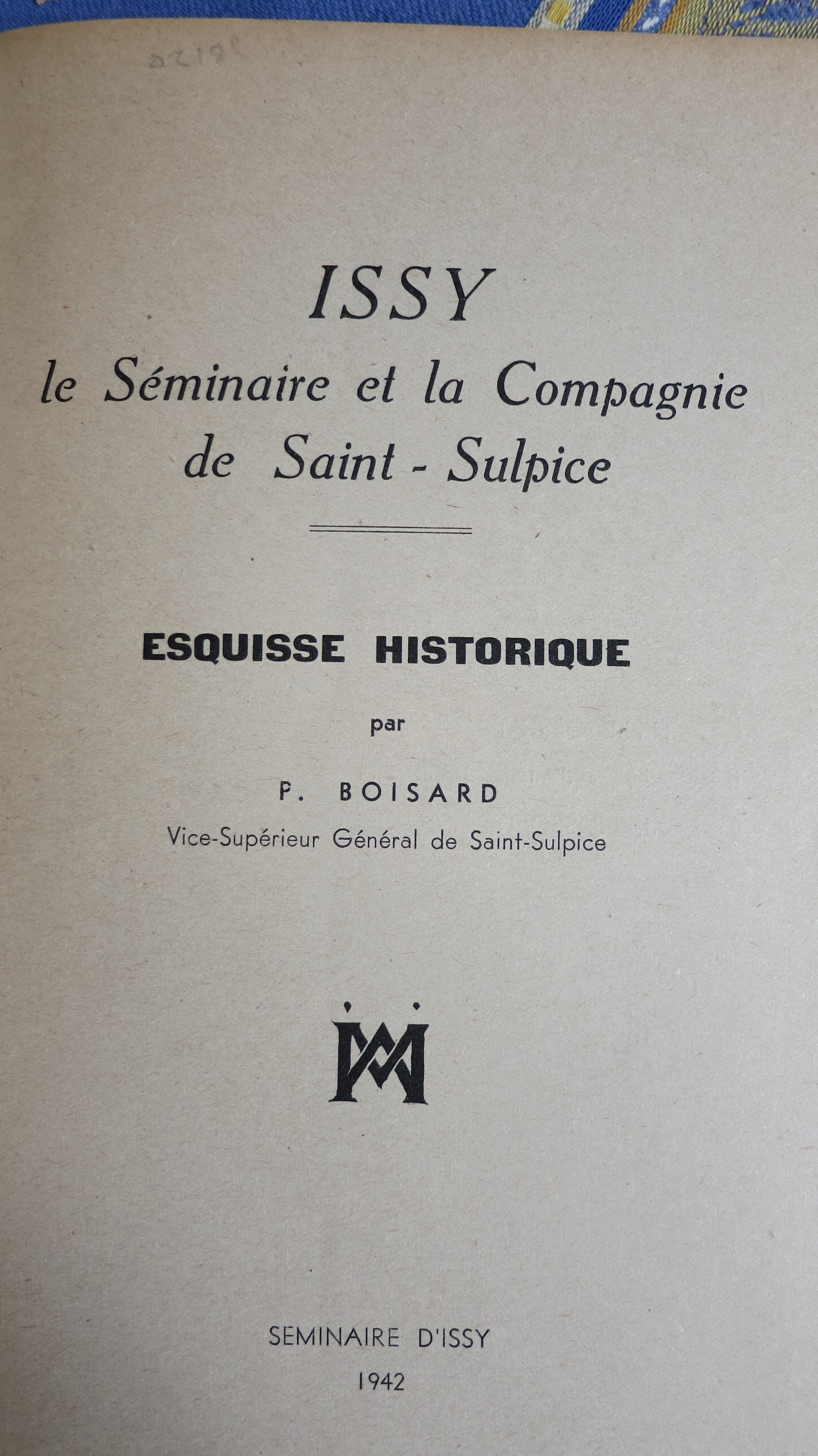 Issy le Séminaire et la compagnie de Saint Sulpice