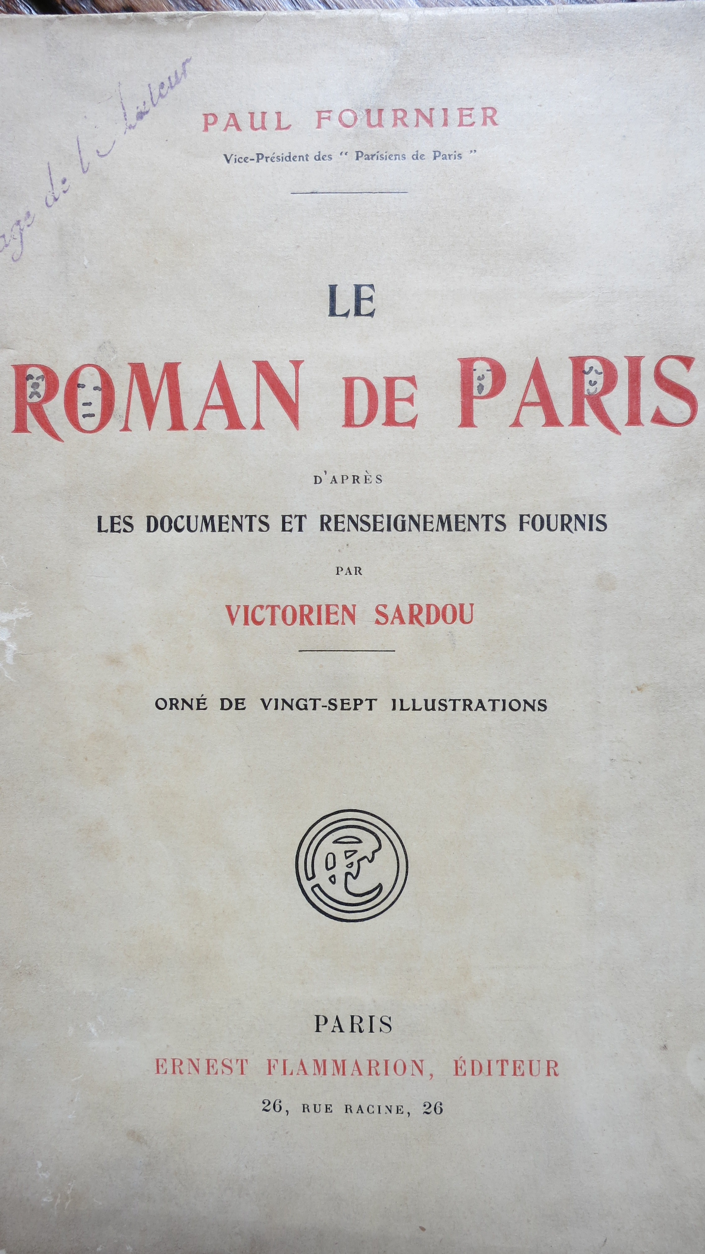 Le roman de Paris