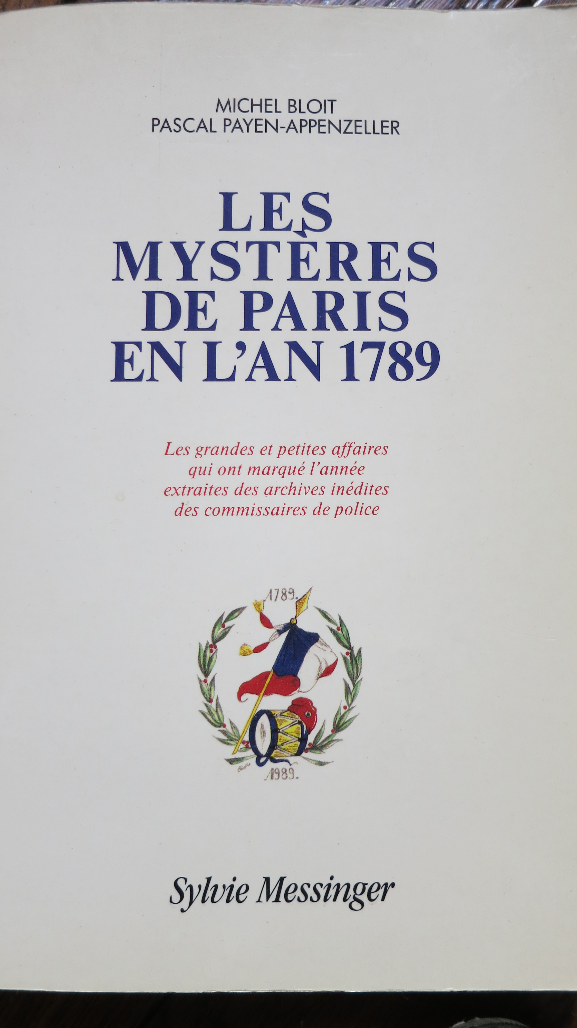 Les Mystères de Paris en l'an 1789