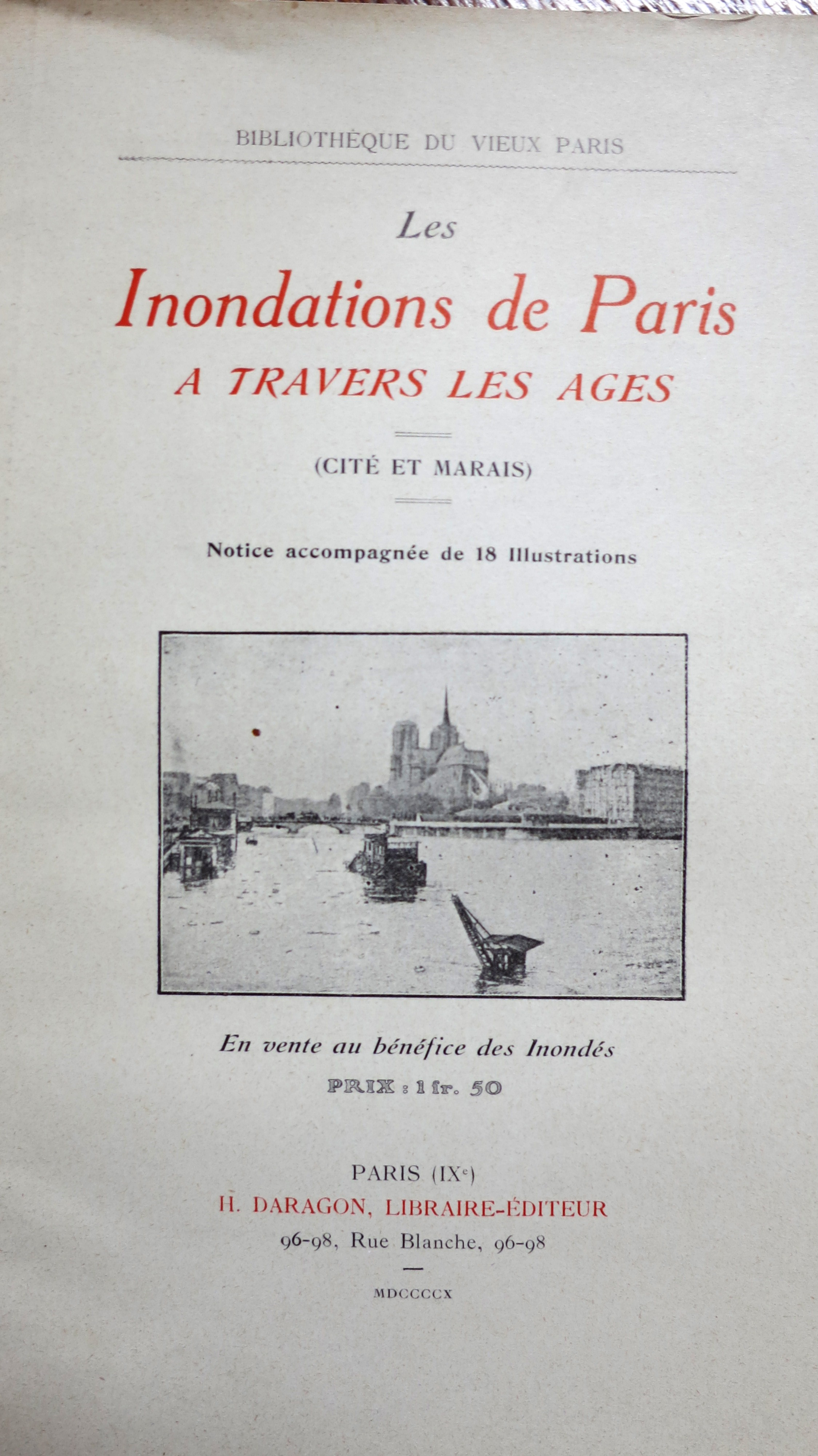 Les inondations de Paris à travers les âges