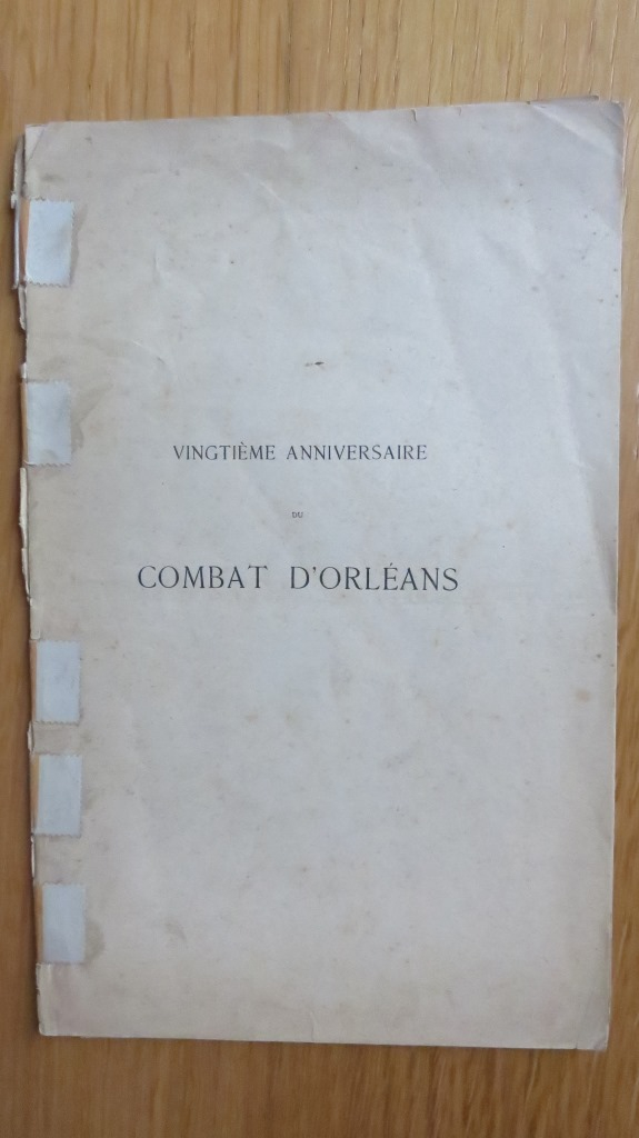 Vingtième anniversaire du combat d'Orléans