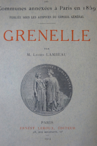 Histoire des communes annexées à Paris en 1859 Grenelle