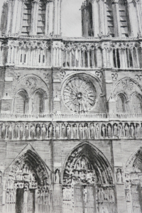 Notre Dame de Paris Pointes sèches de Charles Samson