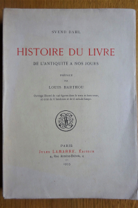 Histoire du livre de l'antiquité à nos jours