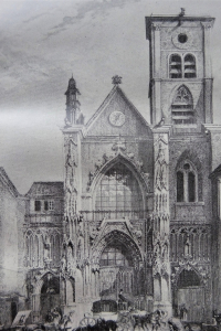 Eglise Saint Merry de Paris. Histoire de la paroisse et de la collégiale. 700-910.