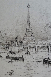 La Seine du Point-du-Jour à Bercy. Charles Jouas un illustrateur de Paris