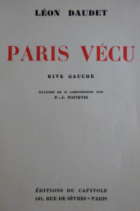 Paris vécu. Illustré par P.-J.Poitevin.